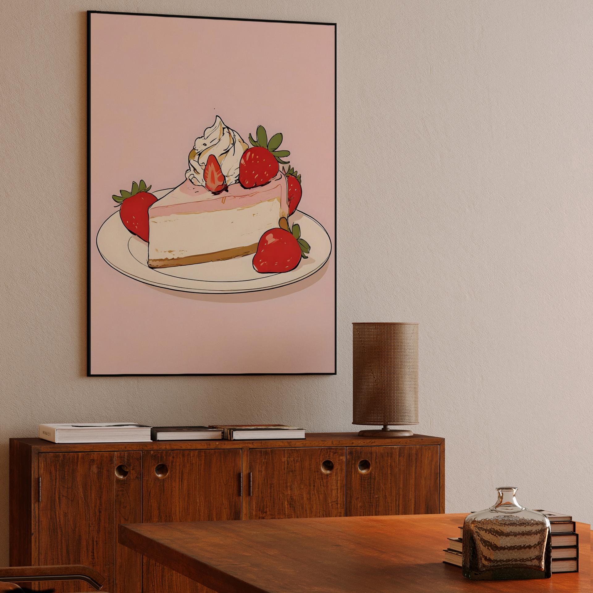 Strawberry Cheesecake Slice