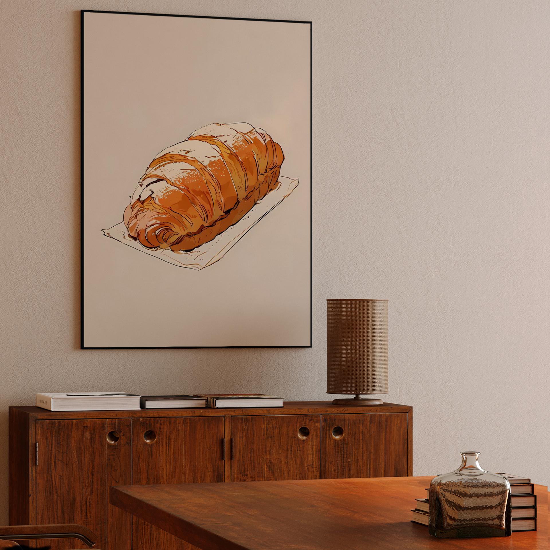 Golden Pastry Sketch