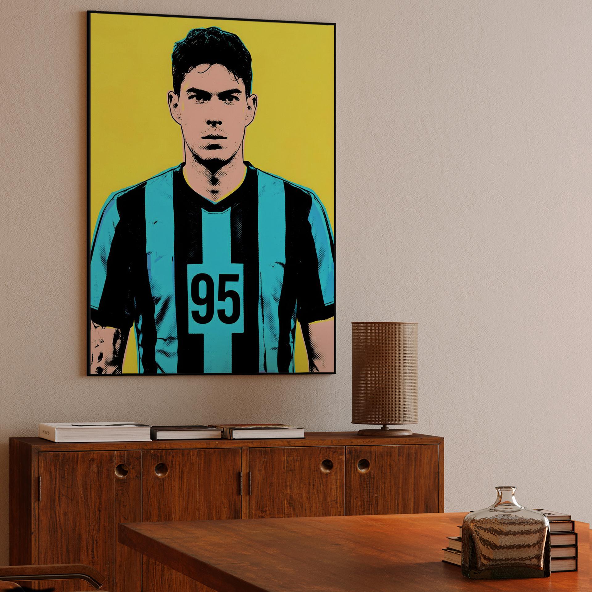 Alessandro Bastoni Number 95 Halftone Portrait