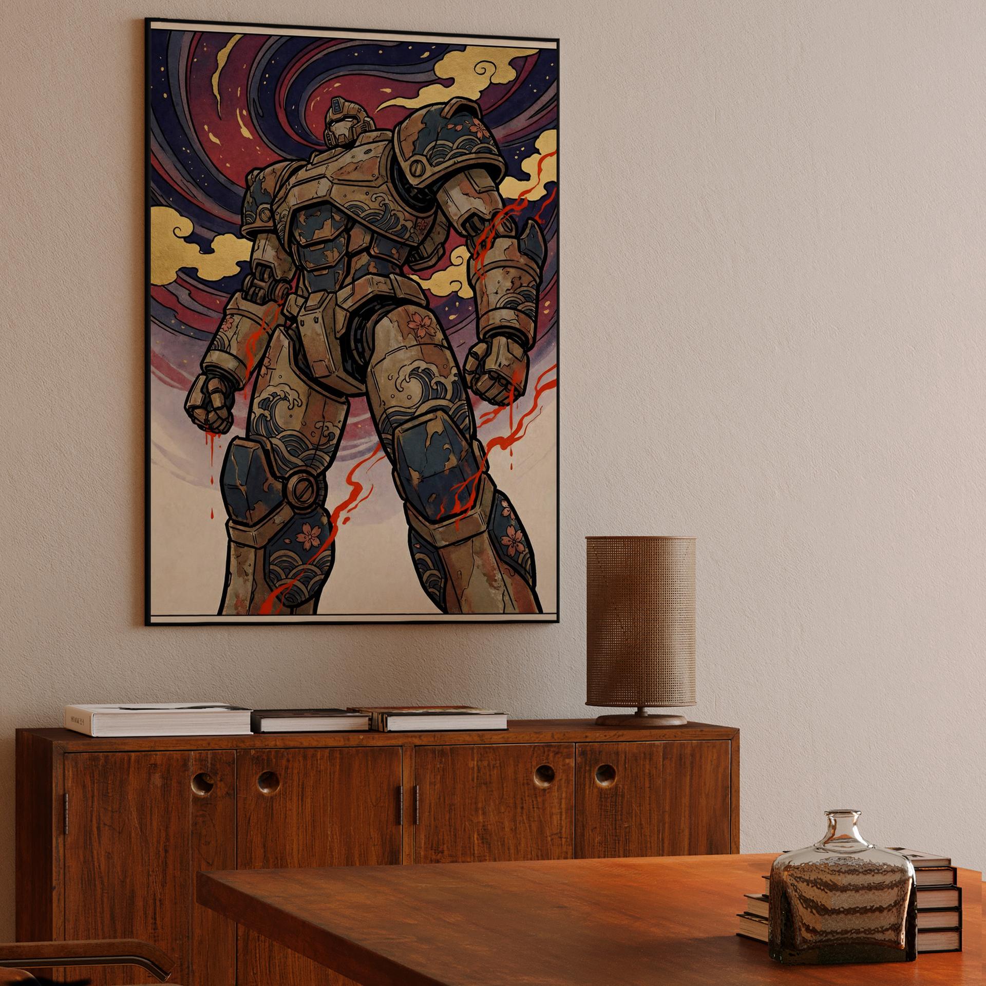 Ukiyo-e Sentinel: The Great Wave Mecha