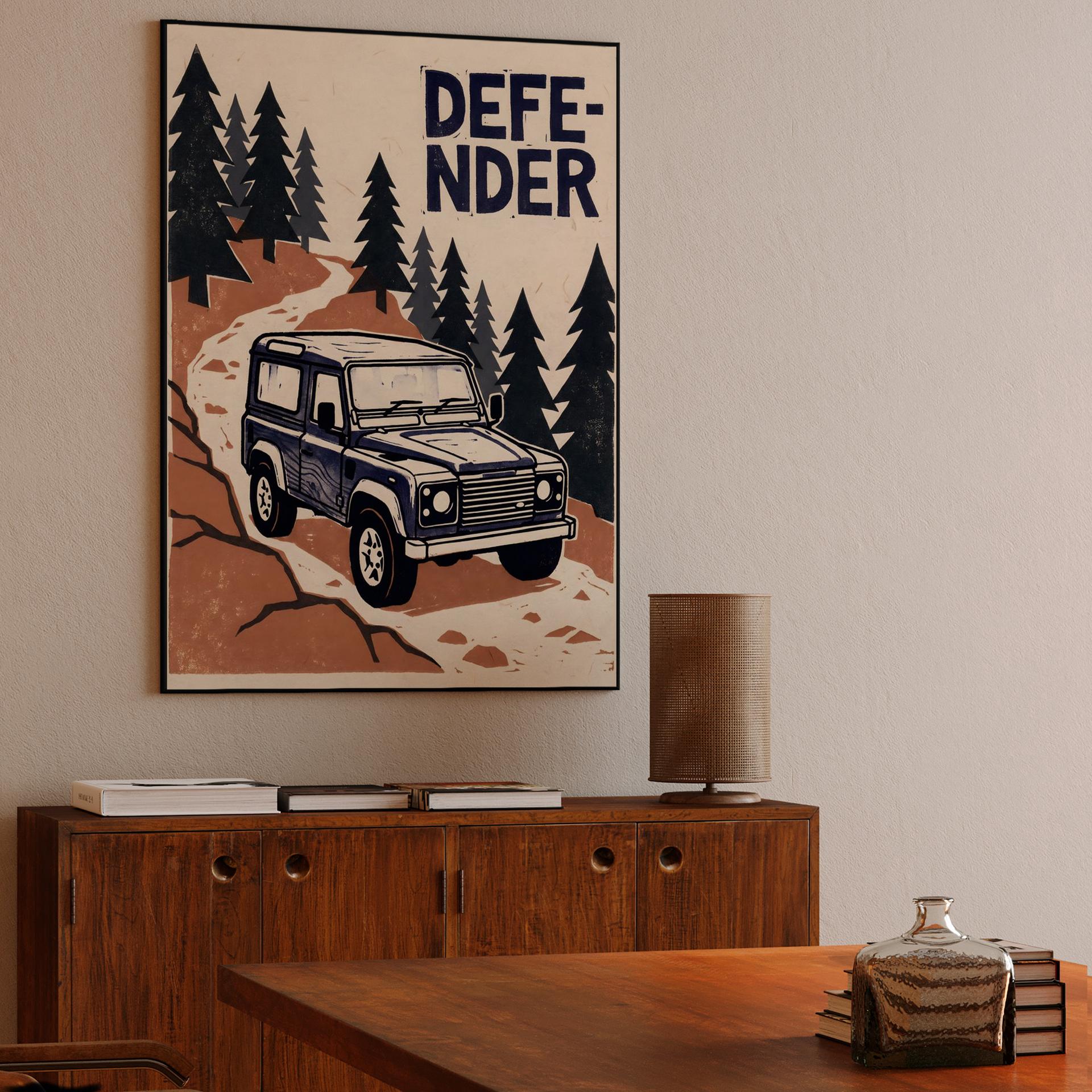 Defender 90 Woodcut Mountain Trail