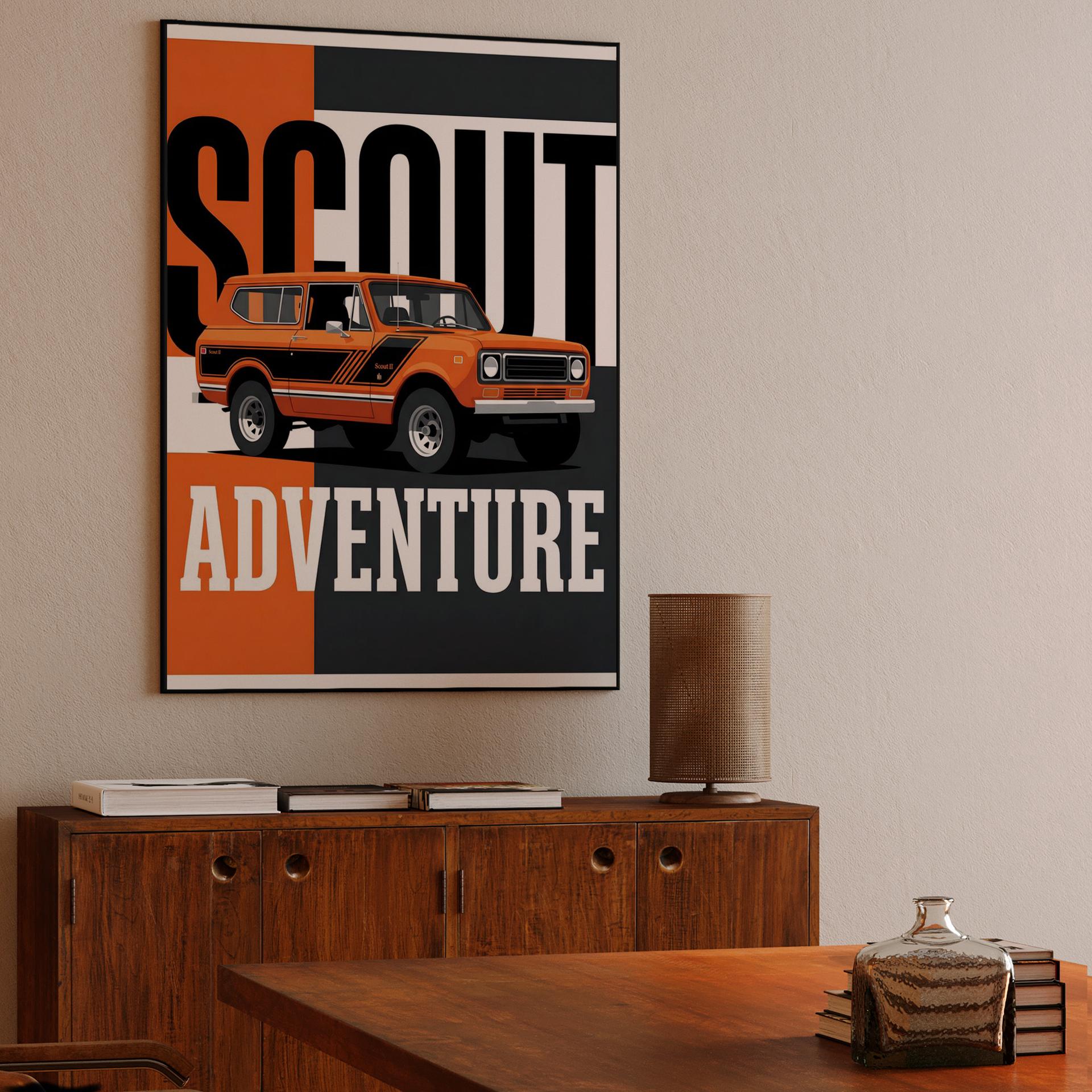 International Scout II Adventure Graphic