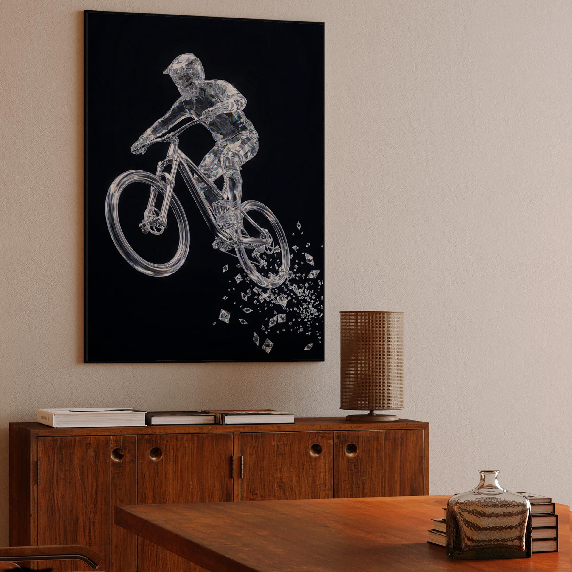 Crystalline Velocity: The Diamond Downhill Jump