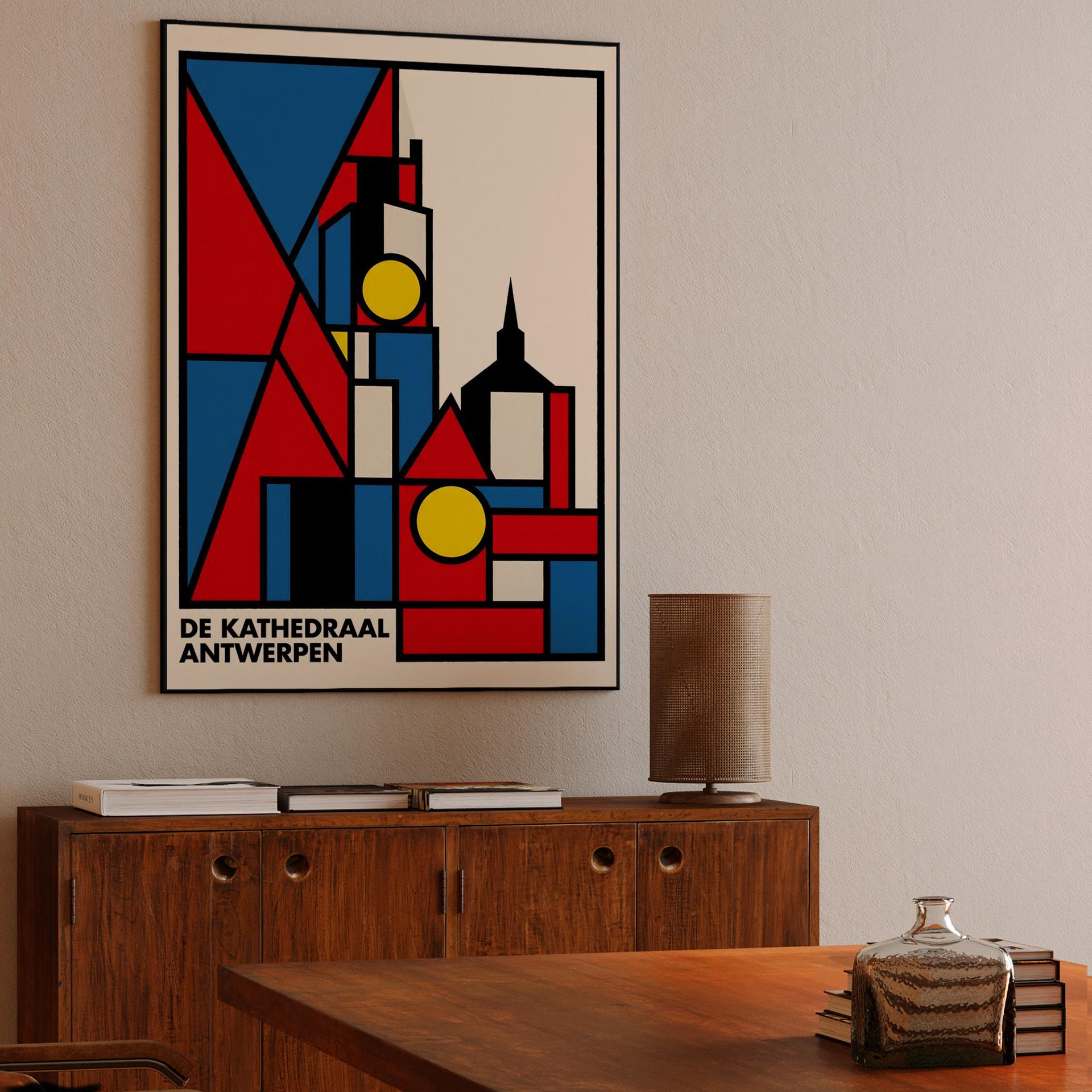 De Kathedraal Antwerpen Geometric Abstract