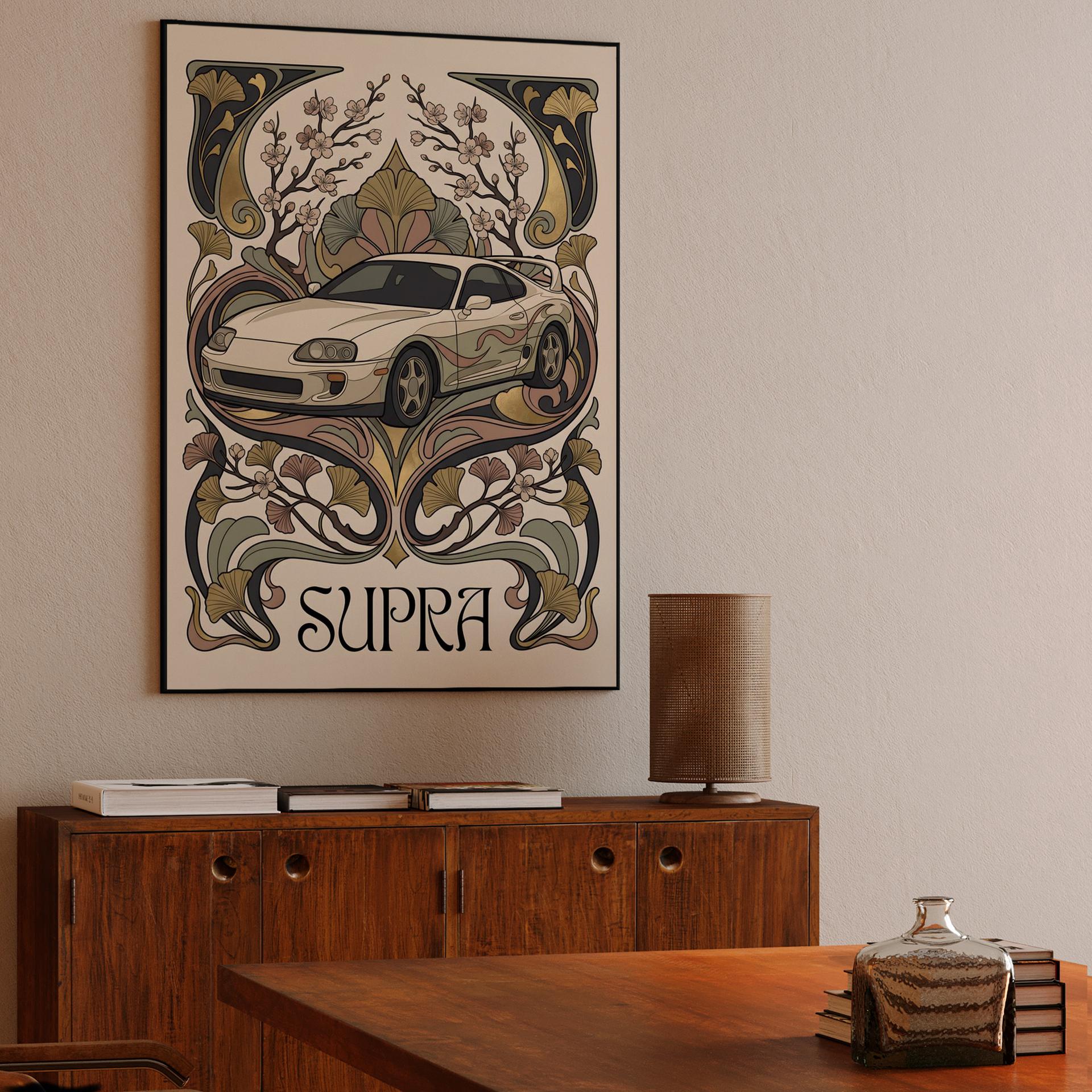 Art Nouveau Toyota Supra A80