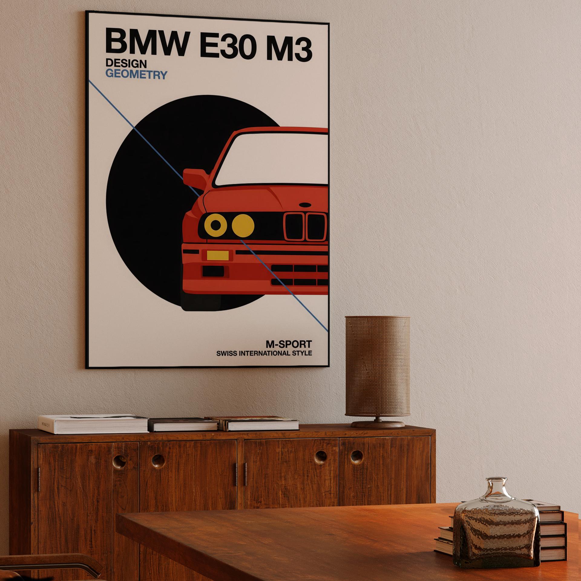 BMW E30 M3 Swiss Design Geometry
