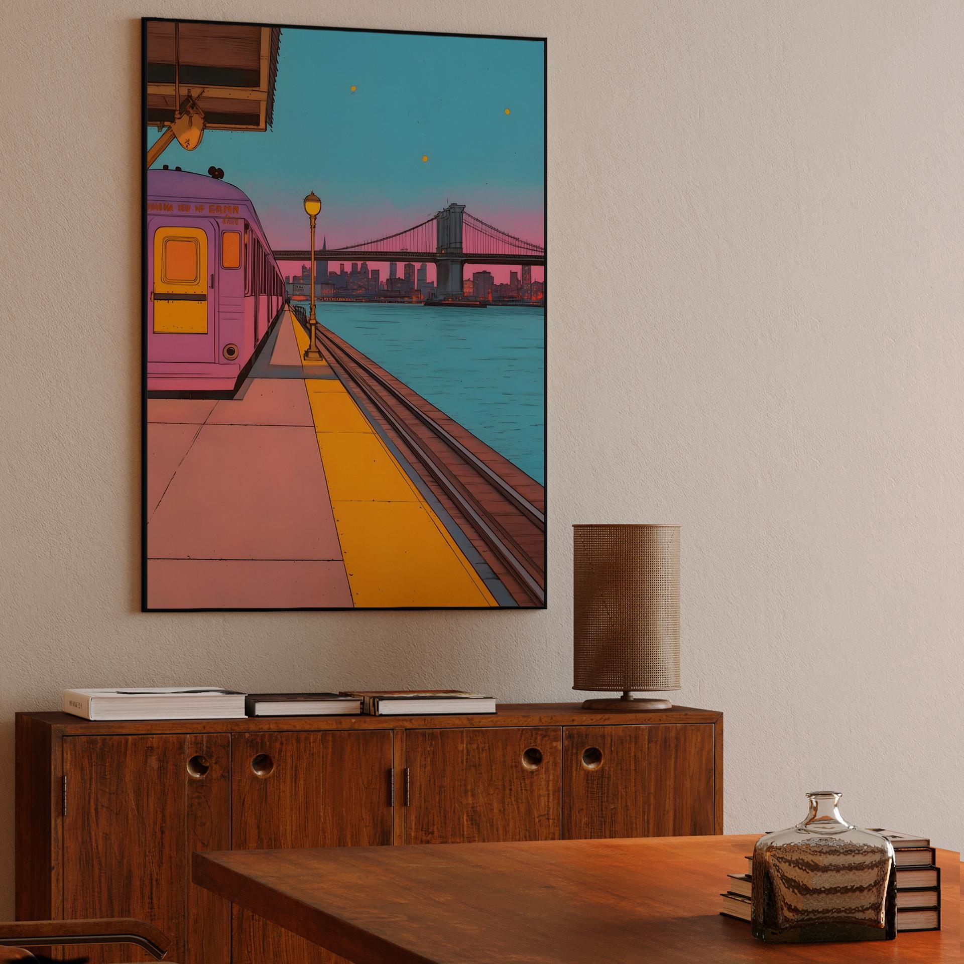 Pastel Subway Waterfront