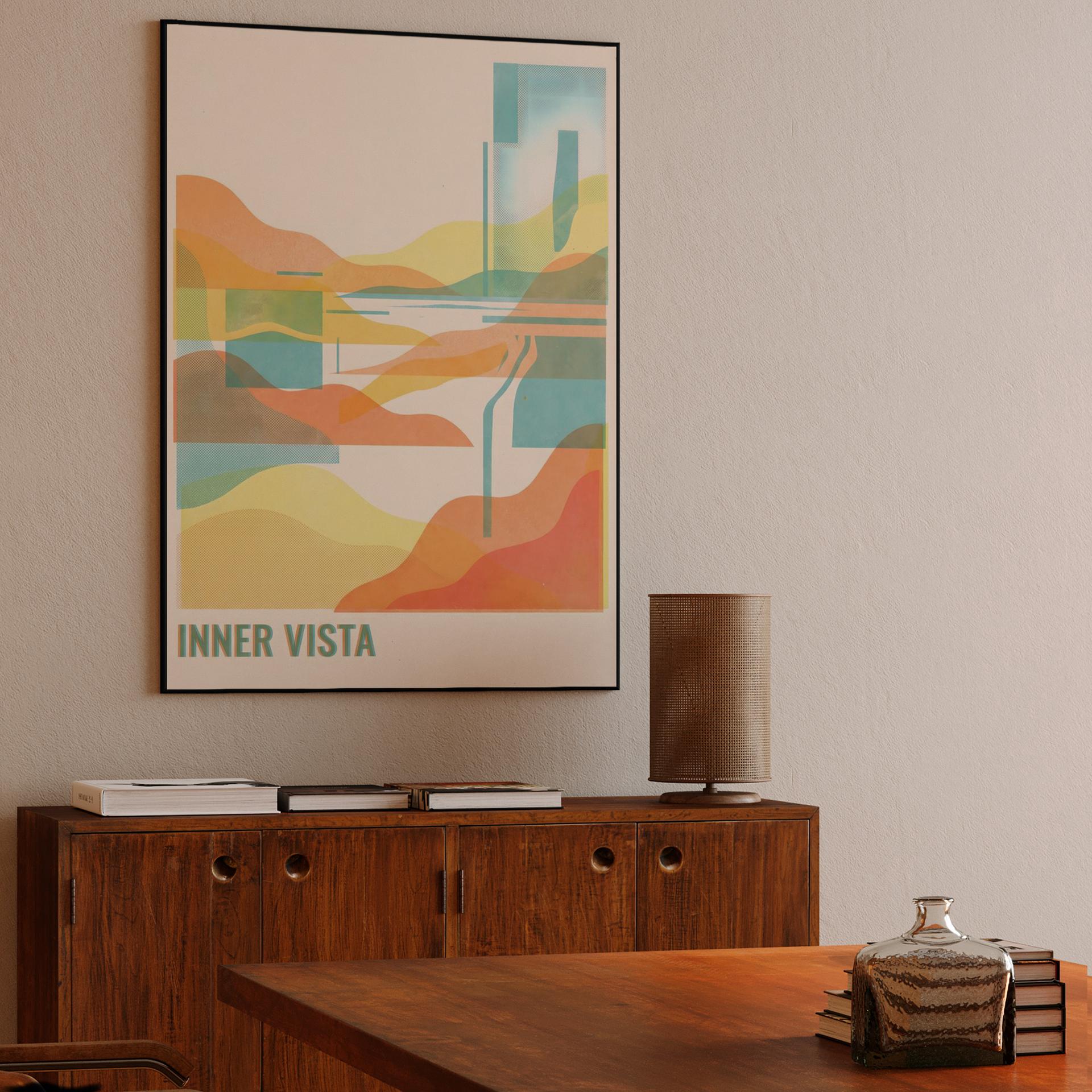 Inner Vista Modern Abstract Landscape