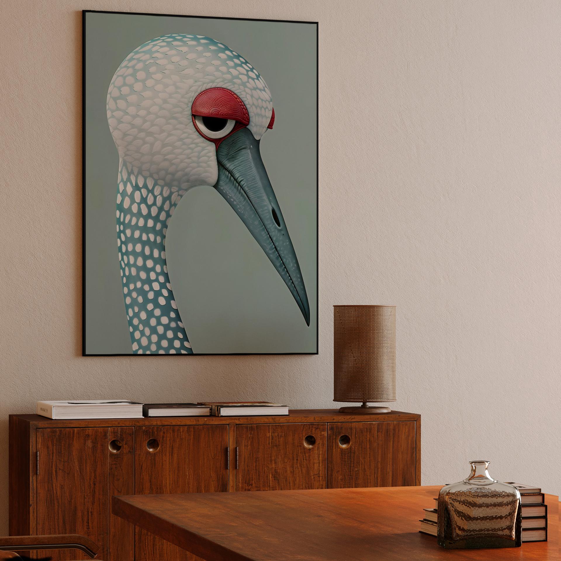 Spotted Crane Portrait