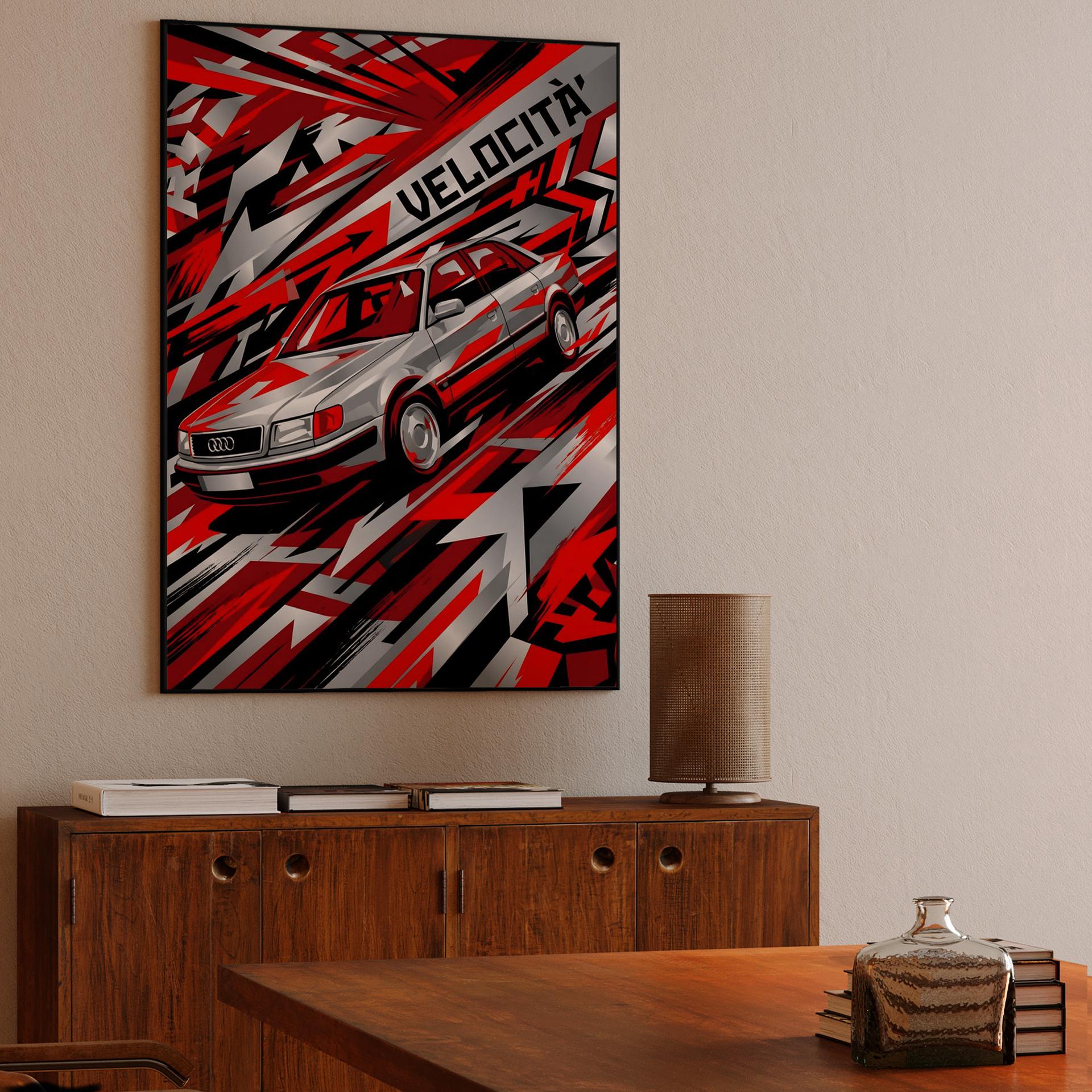 Audi 100 C4: Velocità Futurist Graphic