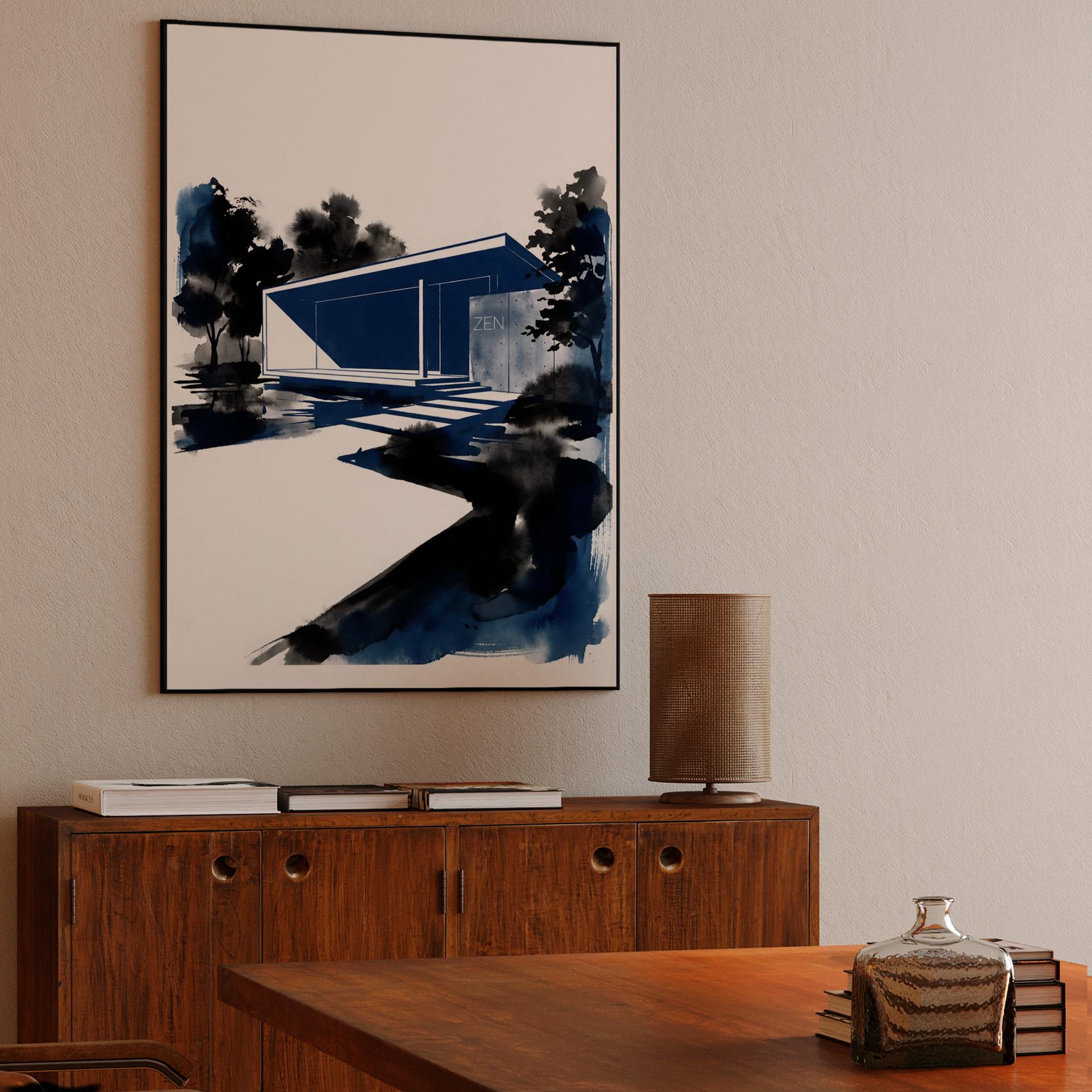 Zen Architecture: The Blue Ink Retreat