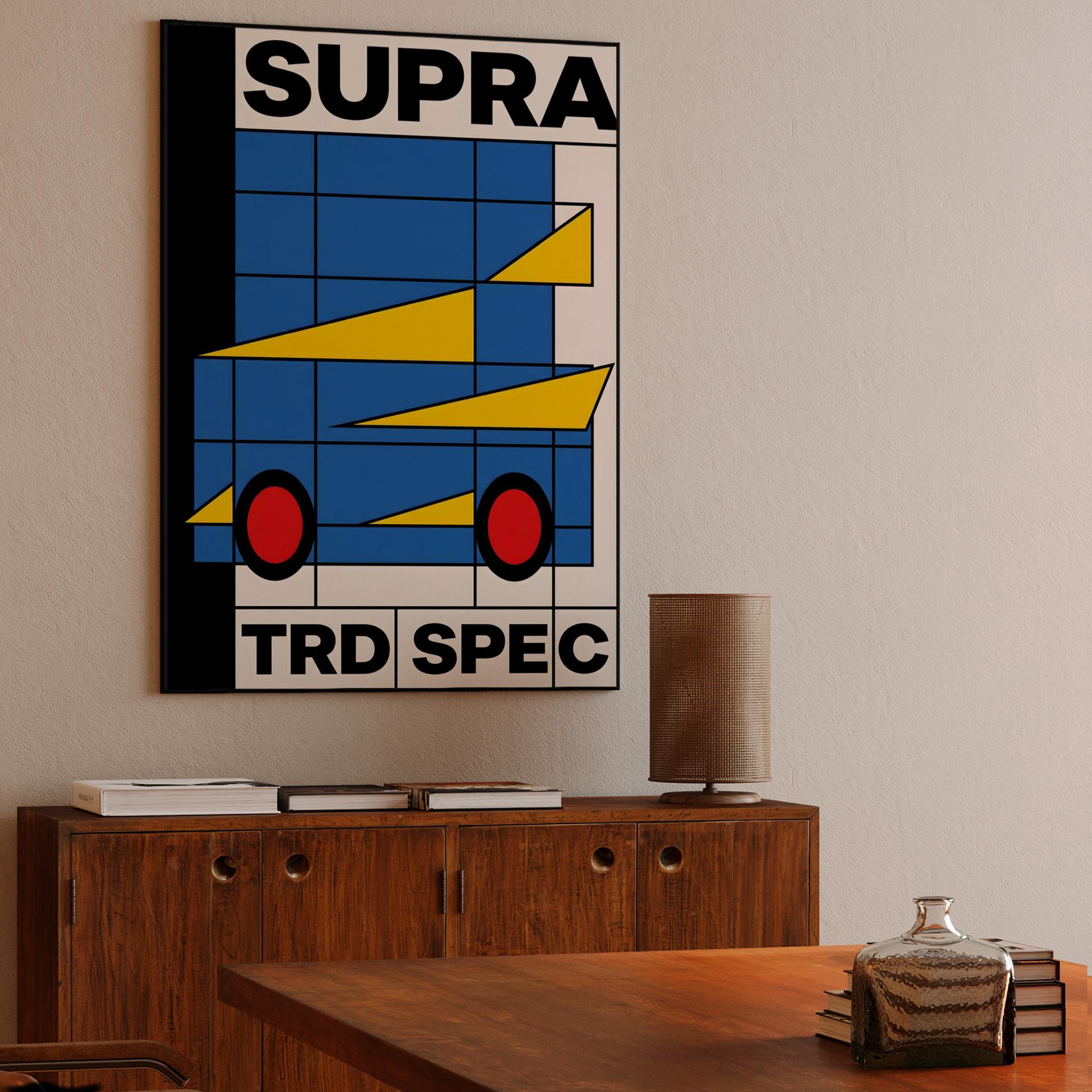 Supra A80 TRD Spec: Geometric Bauhaus Edition