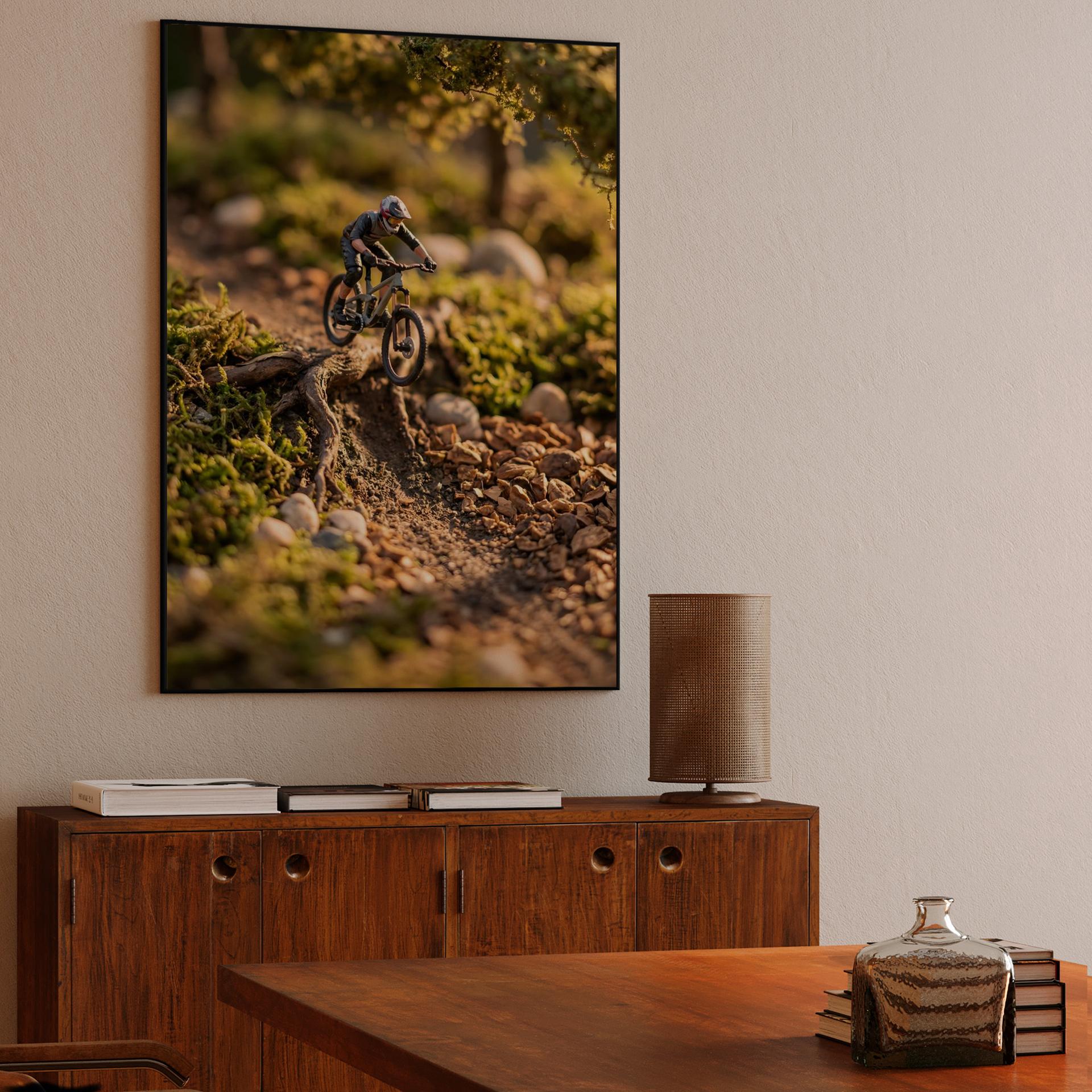 Miniature Momentum: Golden Hour Trail Shredder