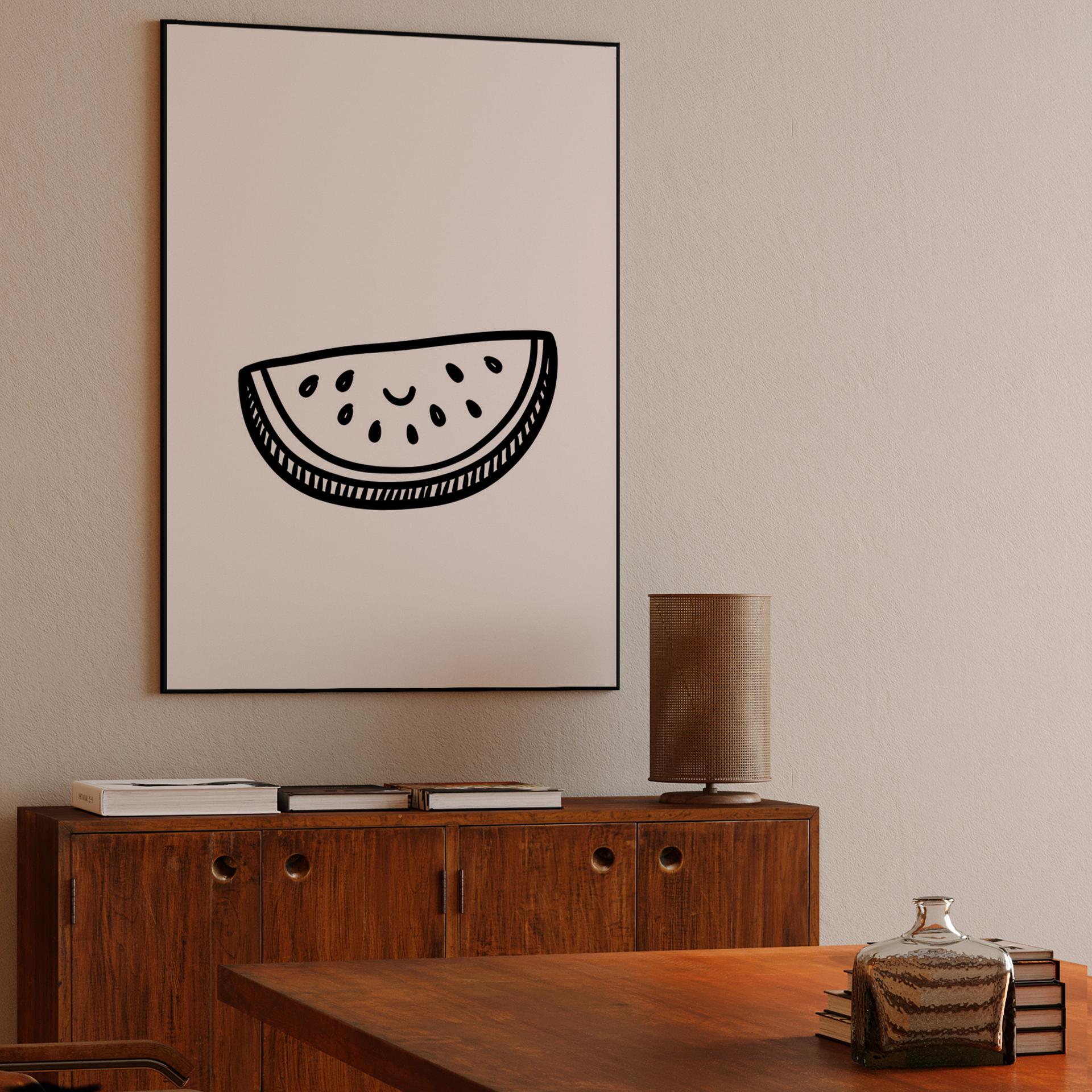 Happy Watermelon Doodle