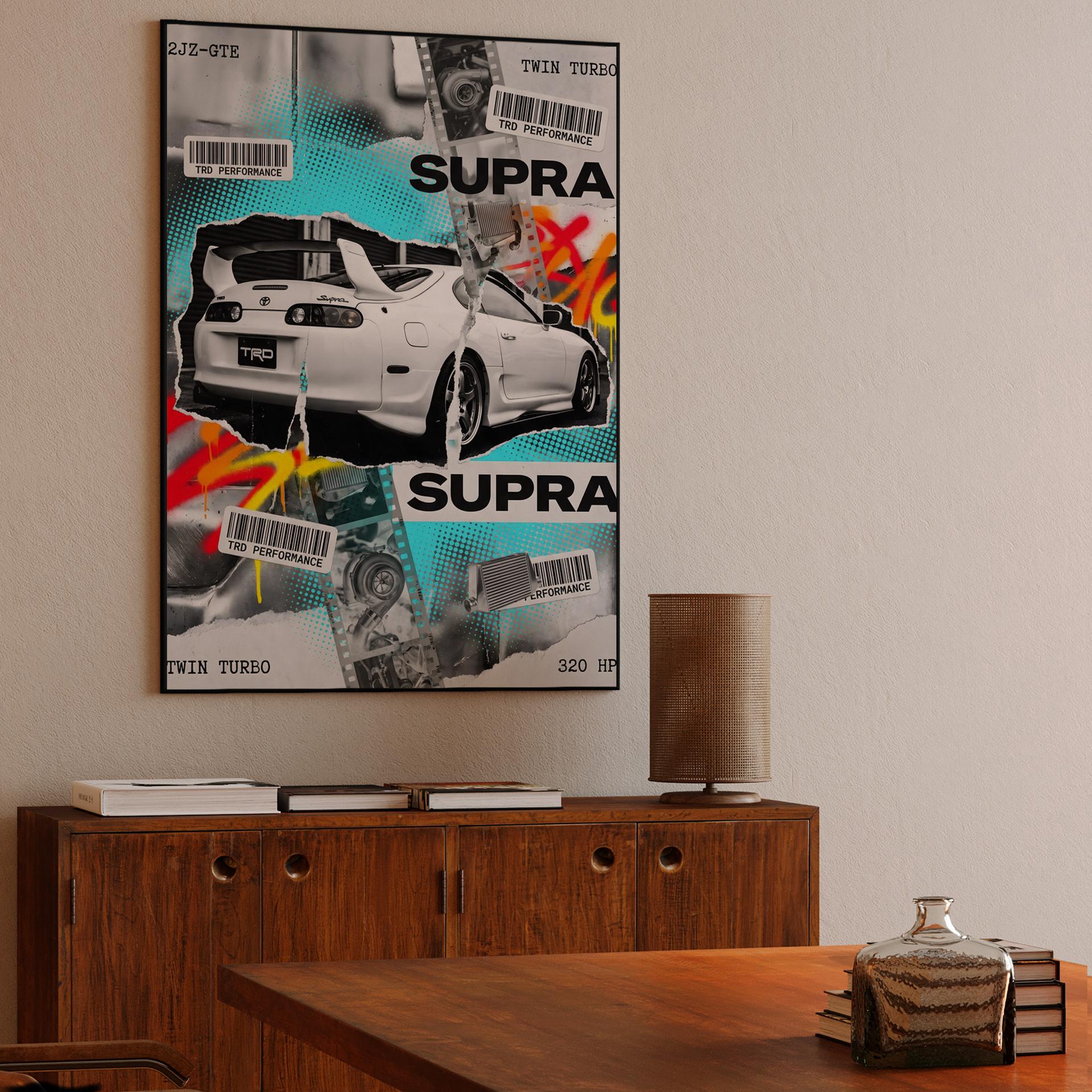 Supra A80: TRD Performance Collage