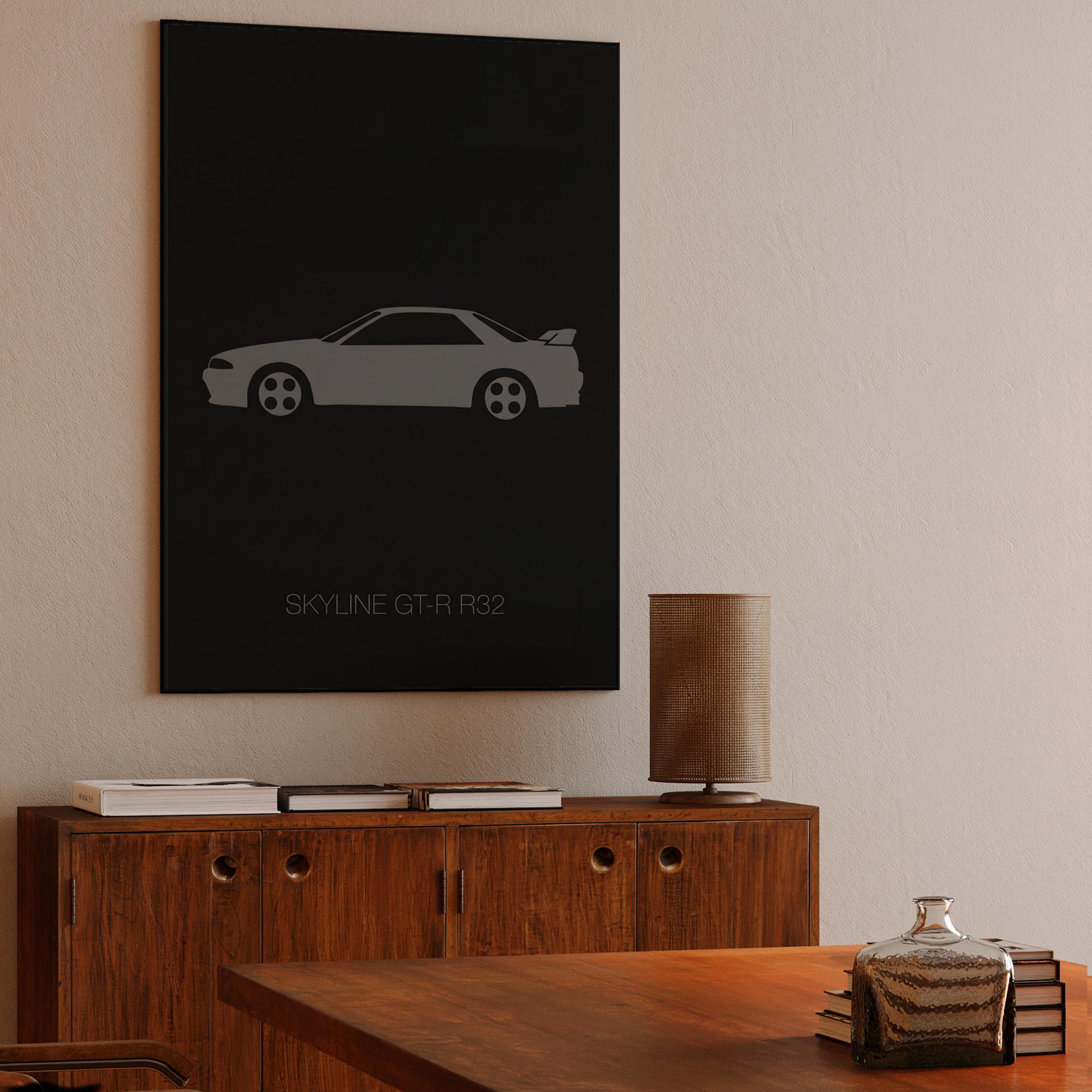 Nissan Skyline GT-R R32: Minimalist Silhouette