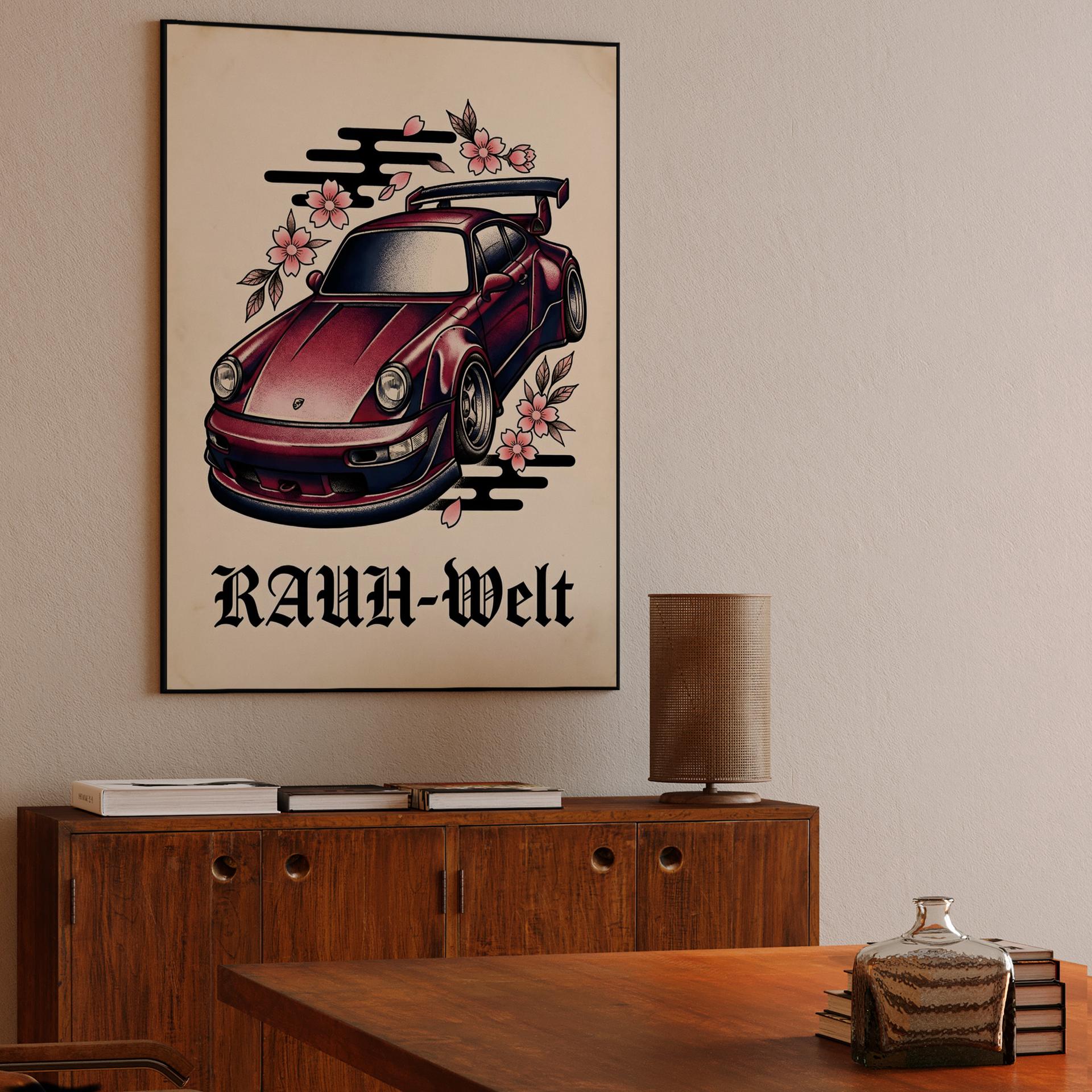 Rauh-Welt Sakura: Neo-Traditional Porsche 964