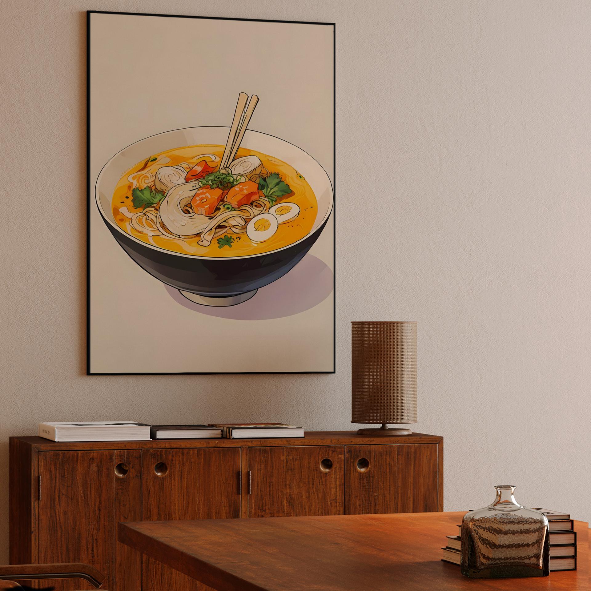 Appetizing Anime Ramen Bowl