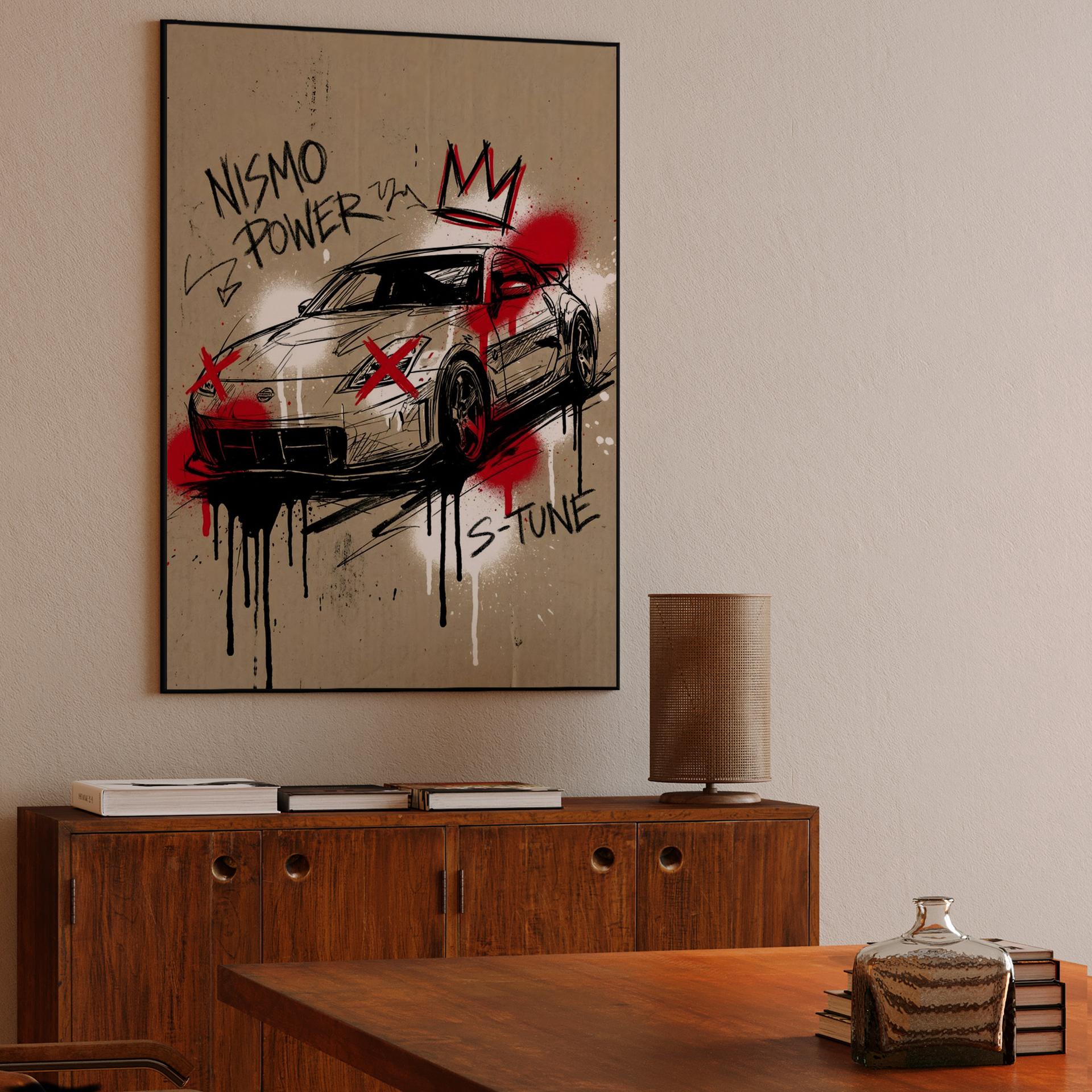Nismo Power: Z33 Street Art Sketch