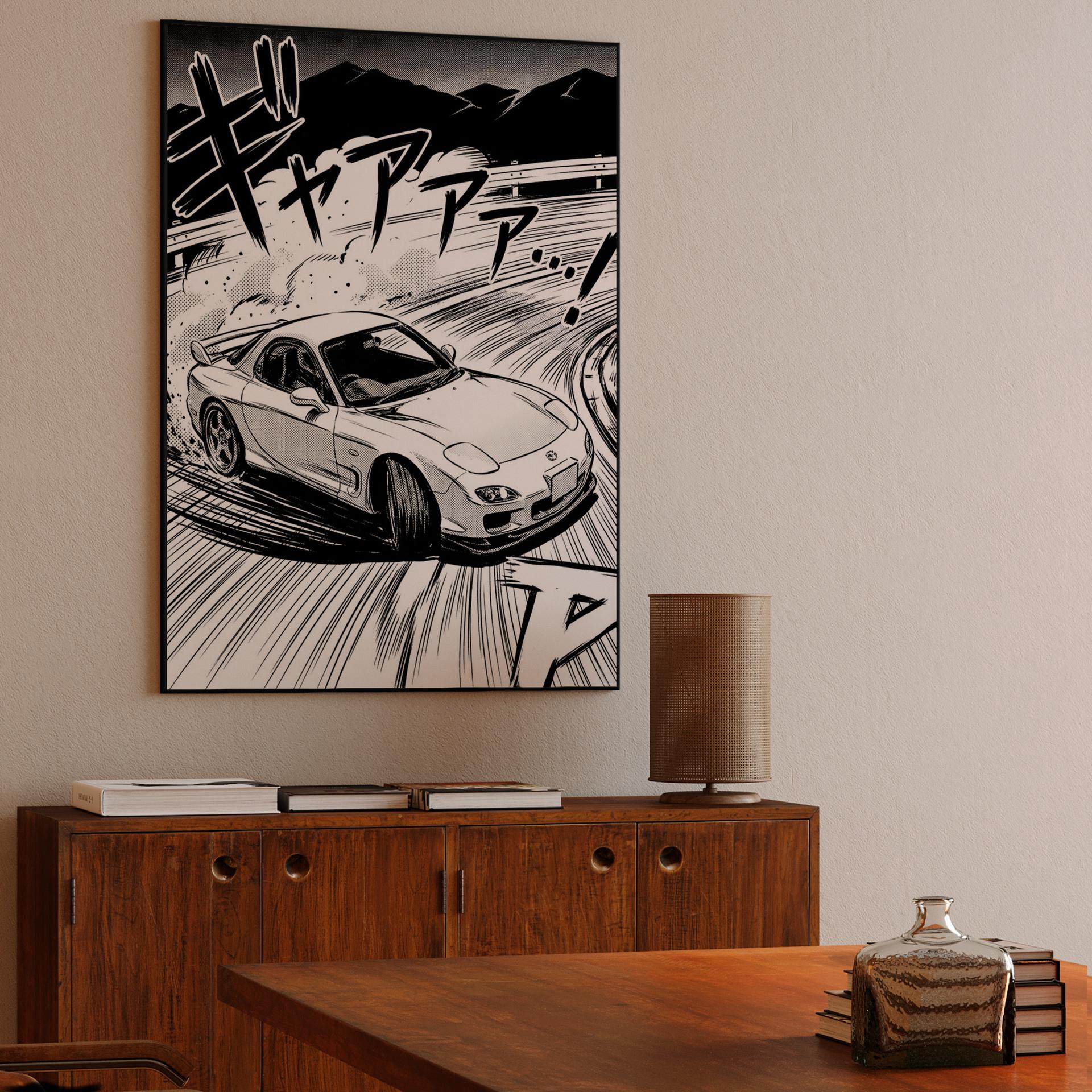 Rotary Screech: RX-7 FD Manga Drift