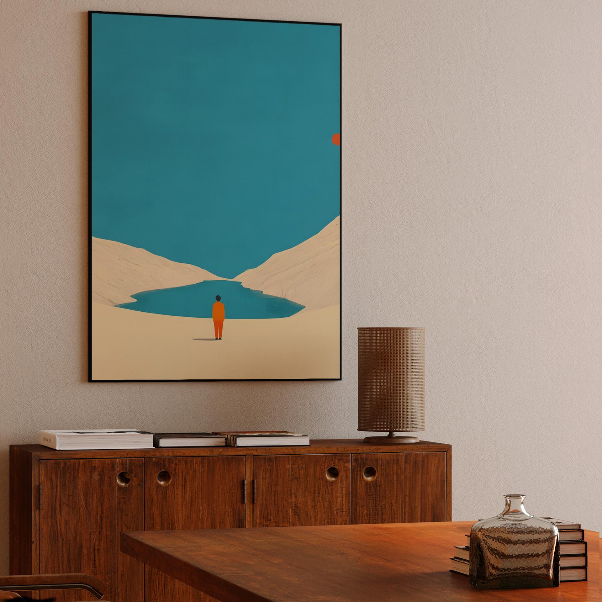 Minimalist Desert Oasis