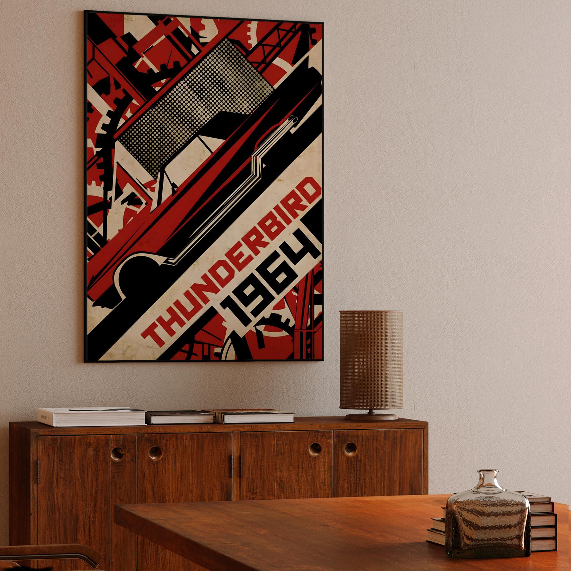 1964 Thunderbird Constructivist Propaganda