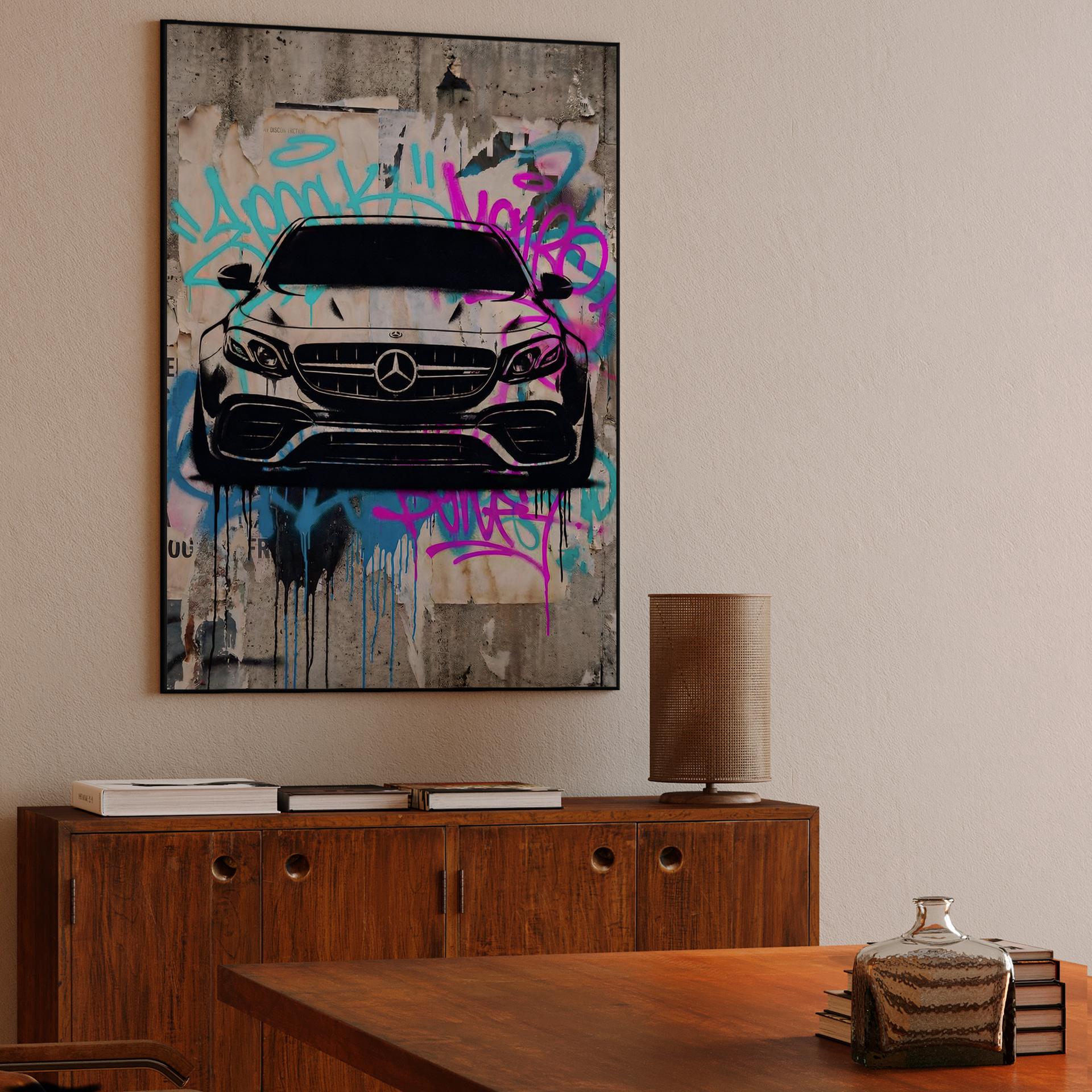 Mercedes E63 AMG Urban Stencil