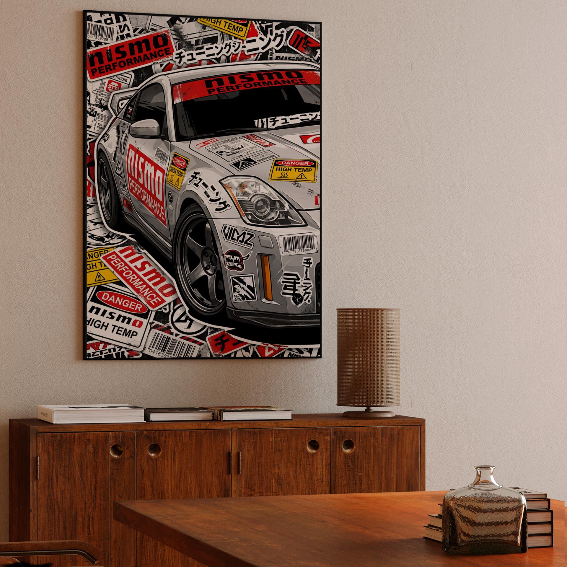 Z33 Nismo Performance: Sticker Bomb Illustration