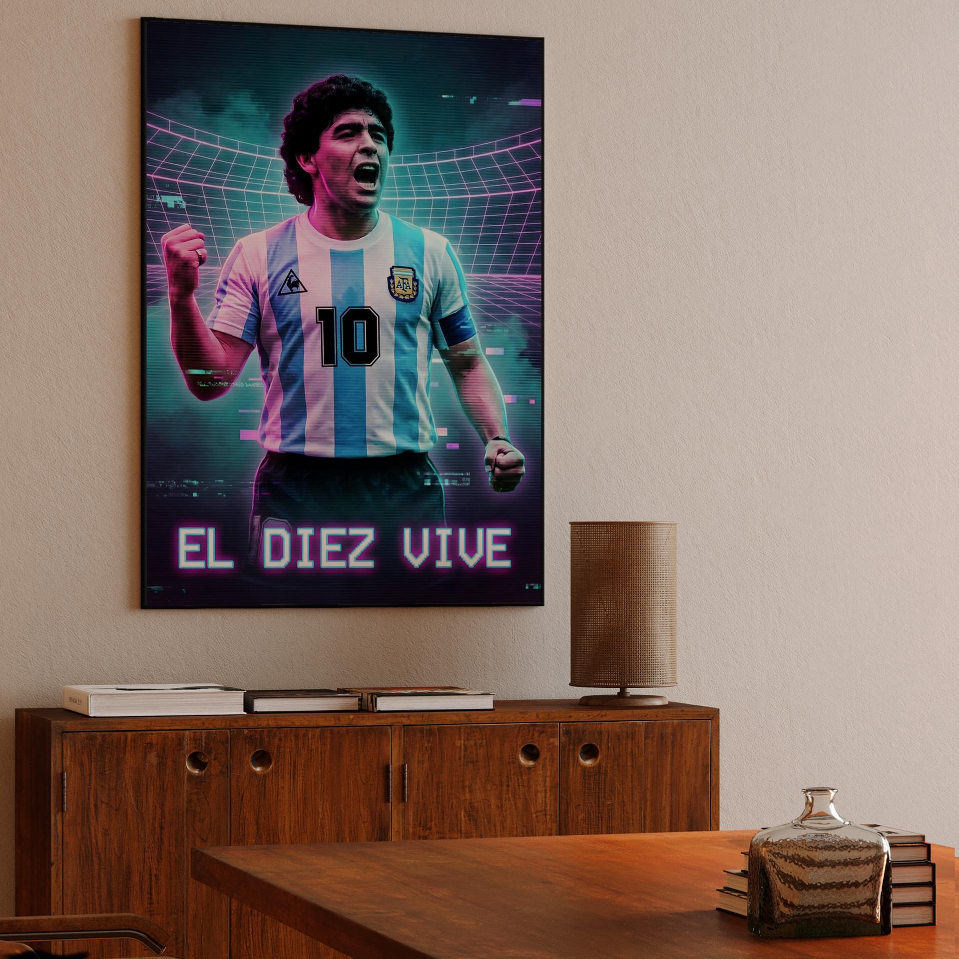 El Diez Vive: Maradona Synthwave Tribute