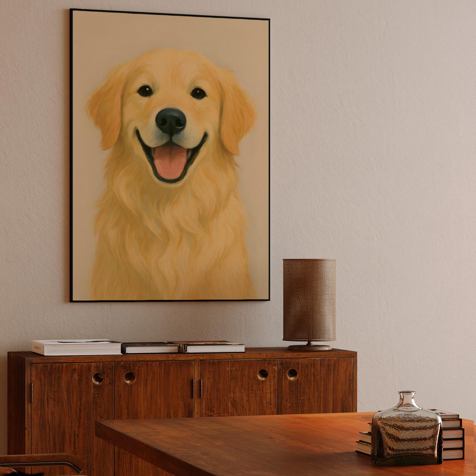 Smiling Golden Retriever