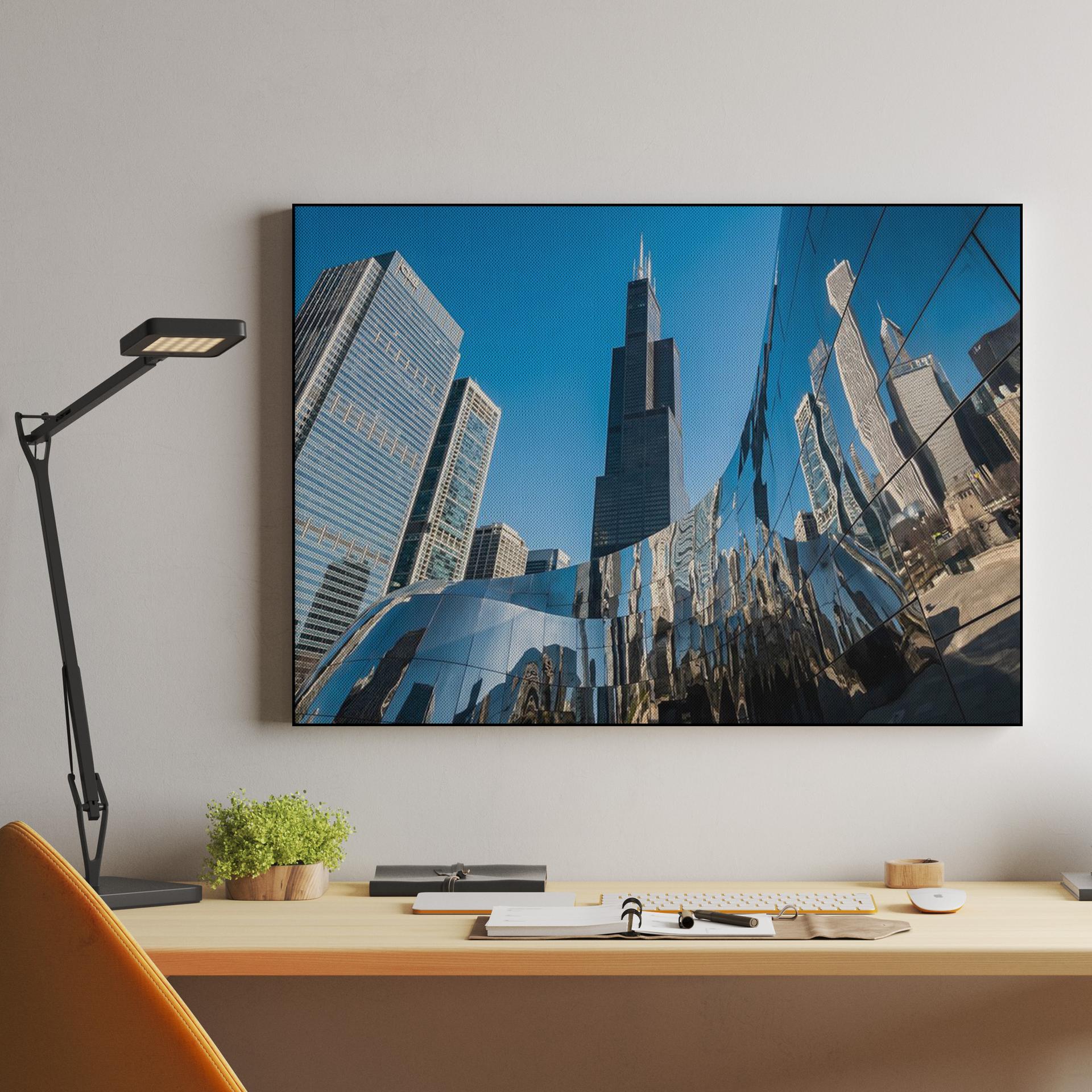 Chicago Chrome: Willis Tower Reflection