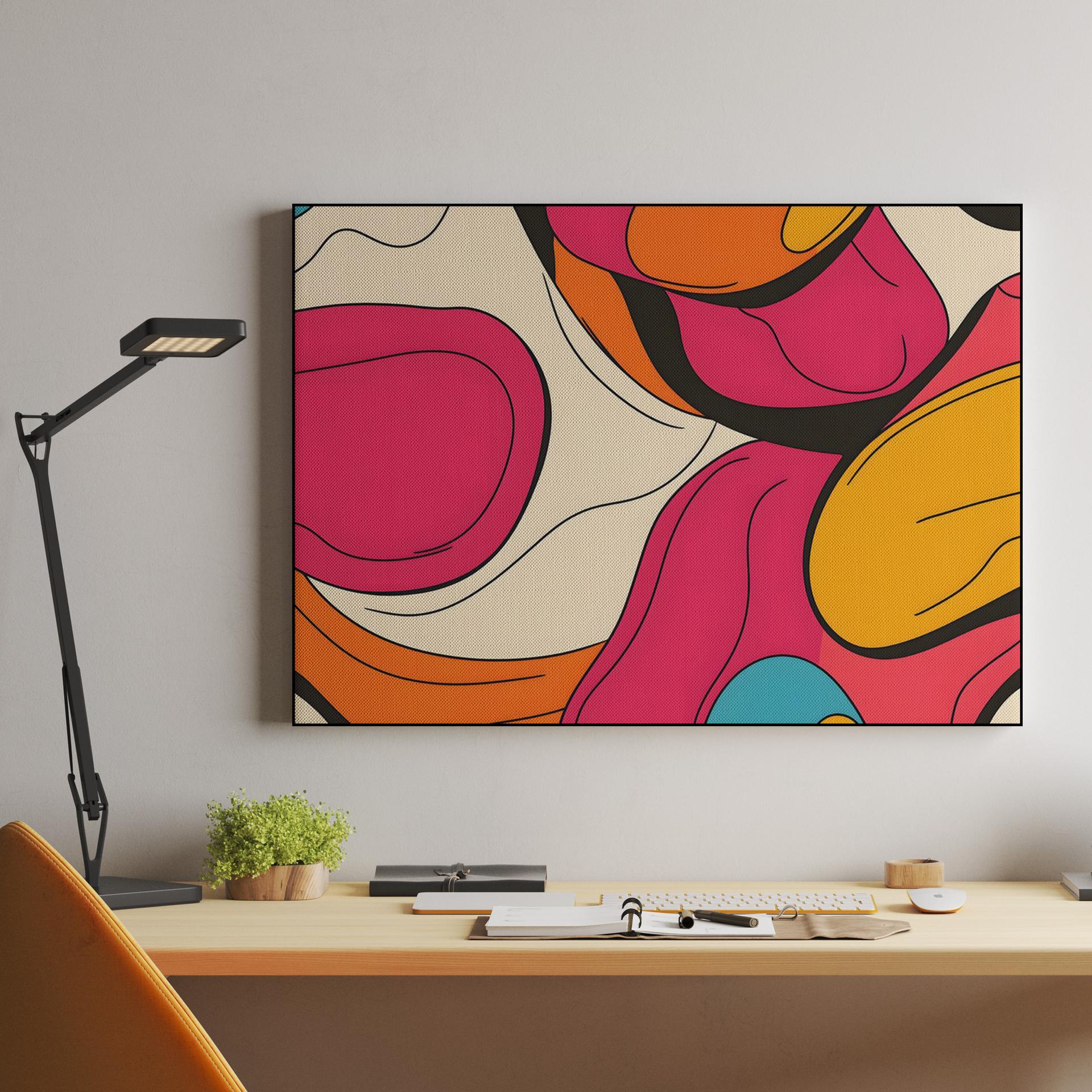 Groovy Retro Fluid Shapes