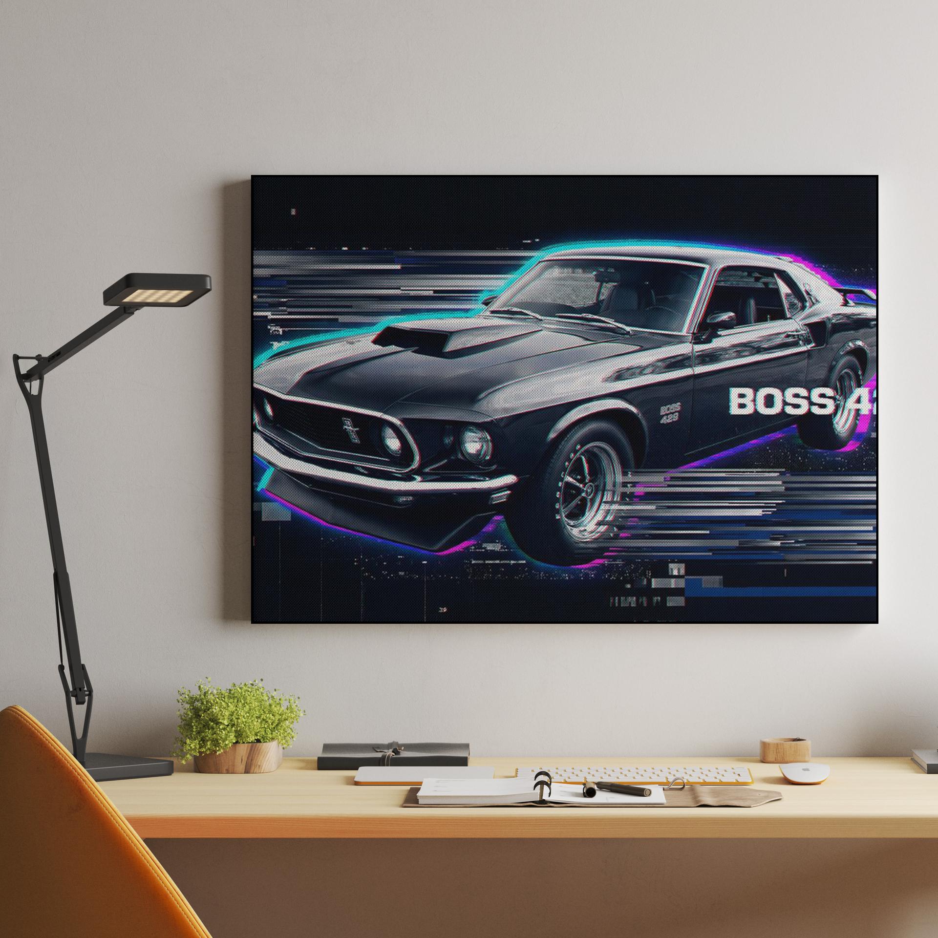 Glitch Legend: Mustang Boss 429 Neon Edit