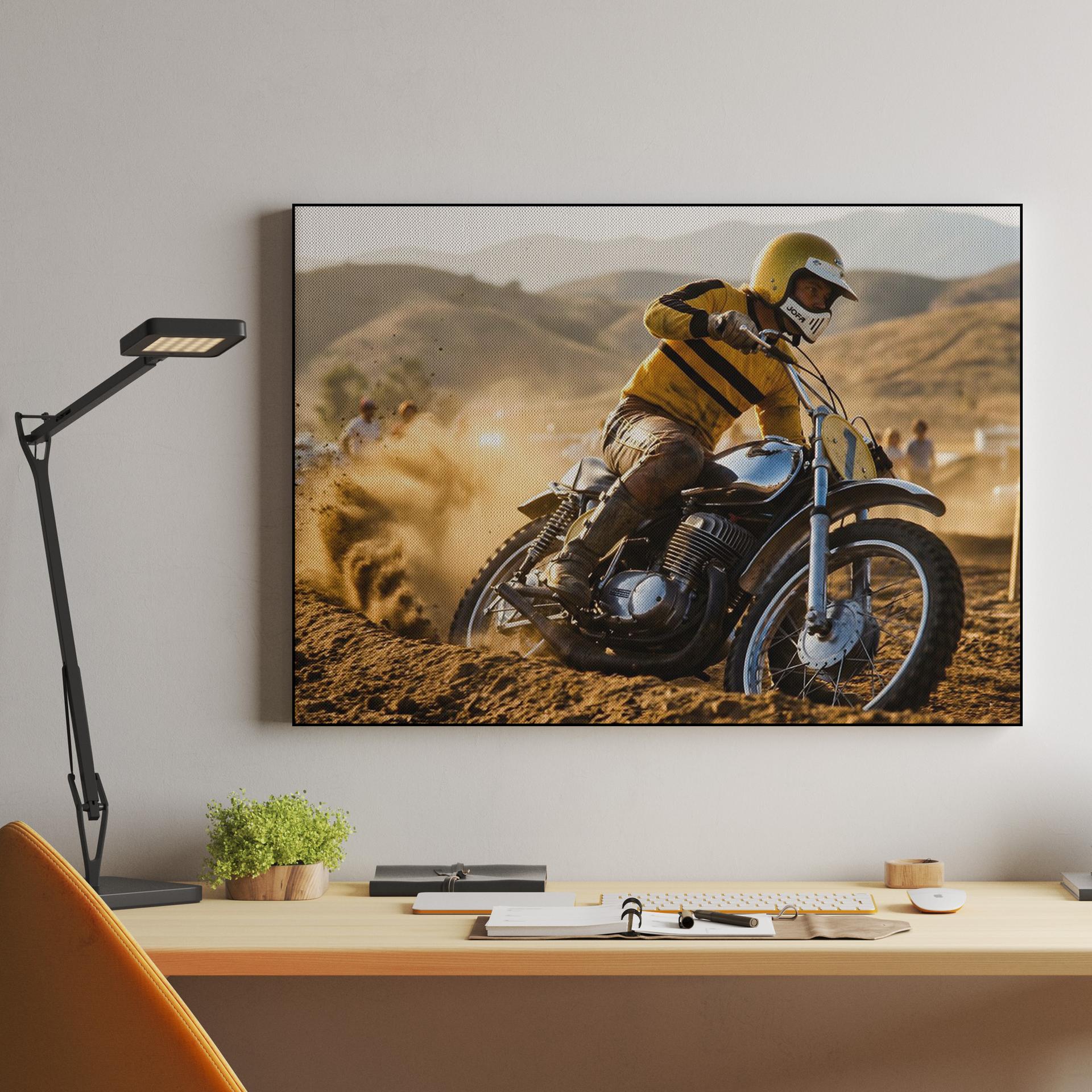 Golden Dust: Vintage Motocross Pursuit