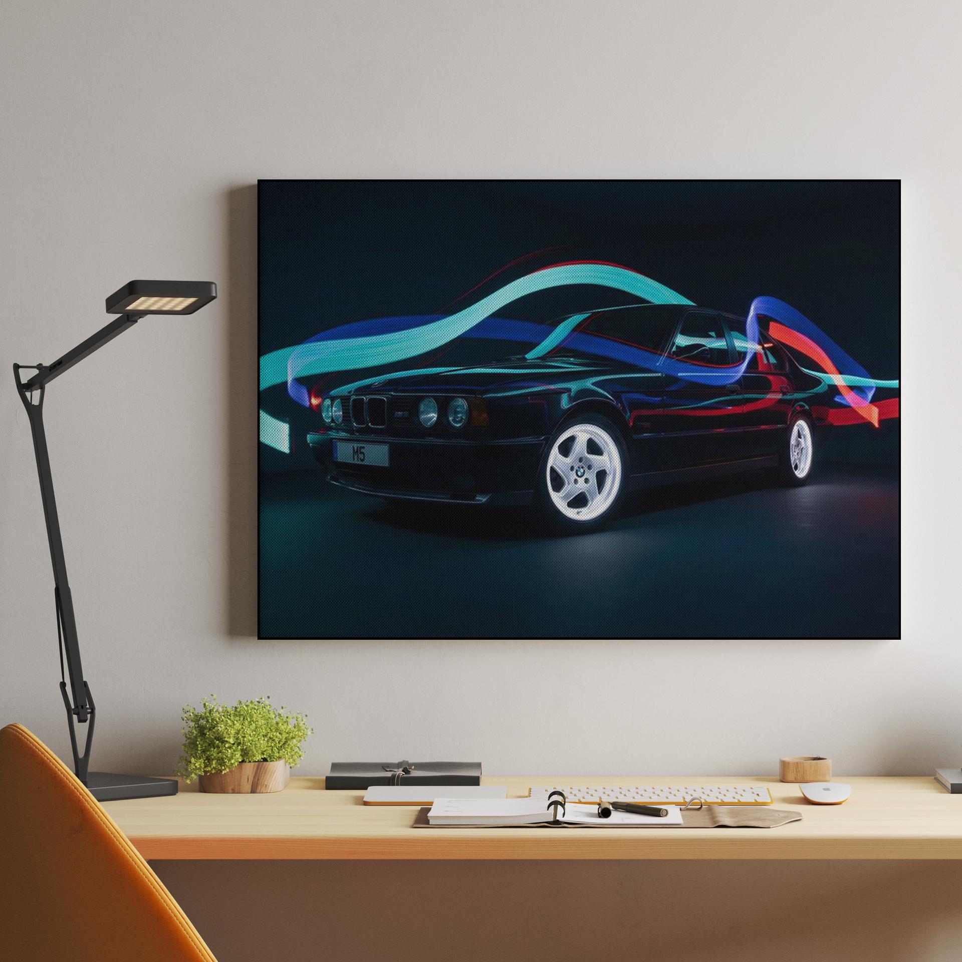 BMW M5 E34: Midnight Light Painting