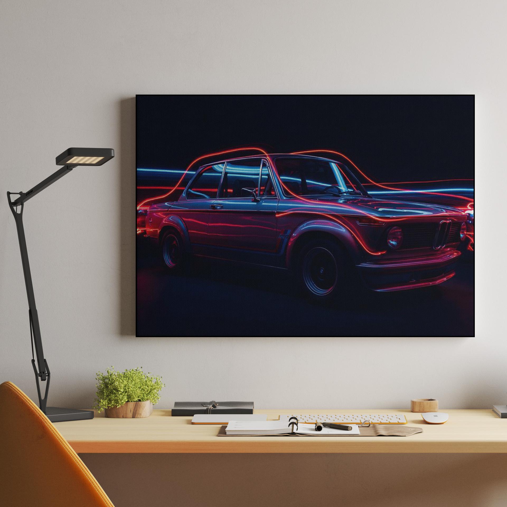 BMW 2002 Light Trails Nocturne