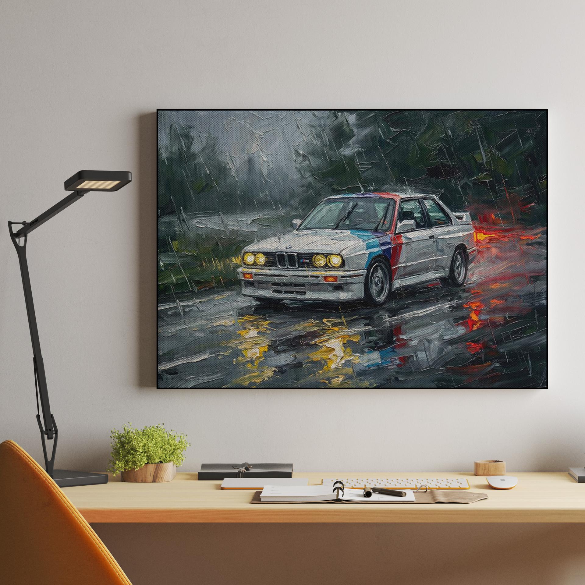 BMW E30 M3 Rain Run Impasto
