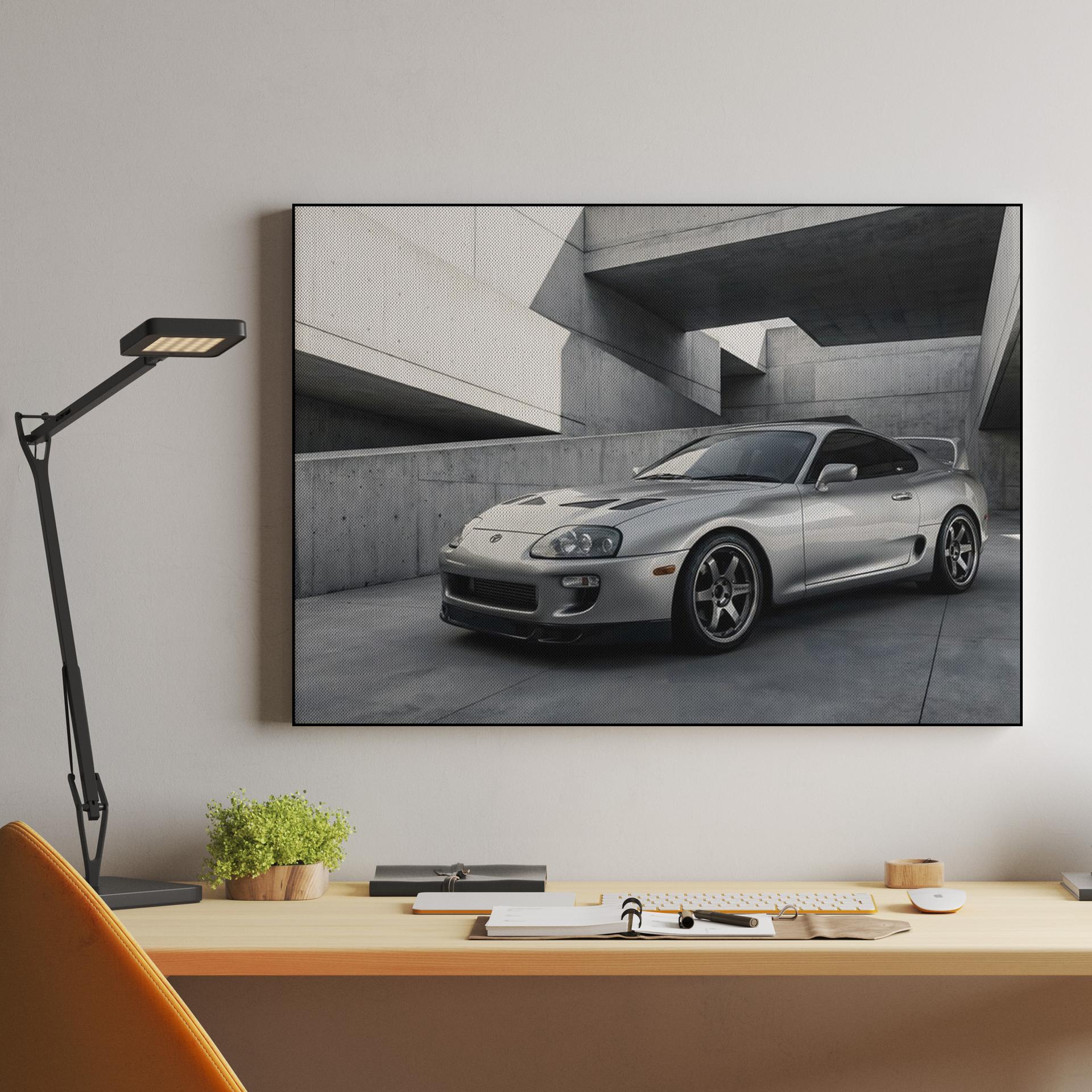 Brutalist Legend: Silver Supra A80