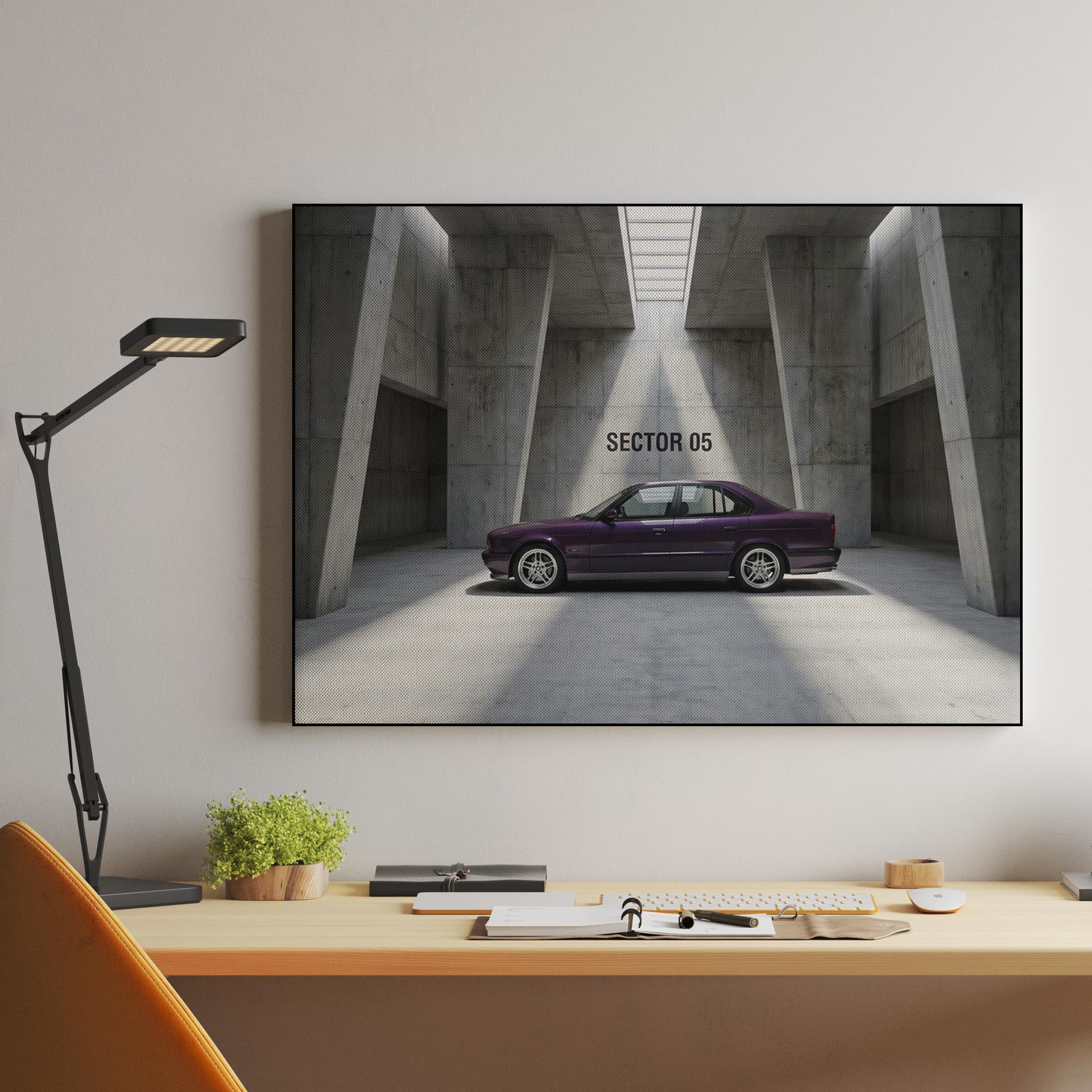 BMW E34 M5: Sector 05 Brutalist Studio