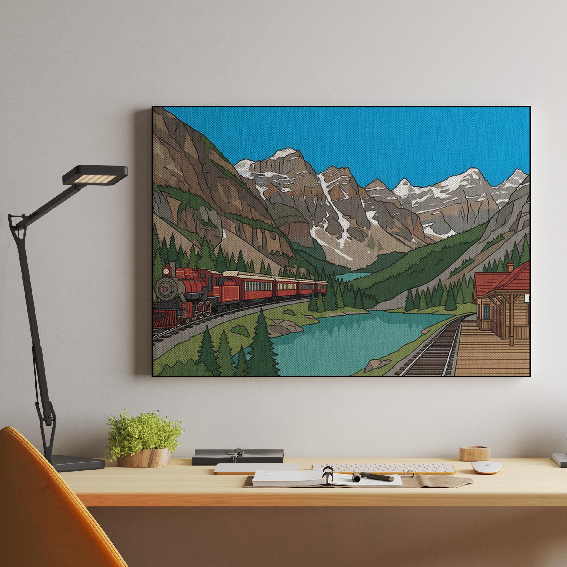 Vintage Steam Train to Banff Canadian Rockies