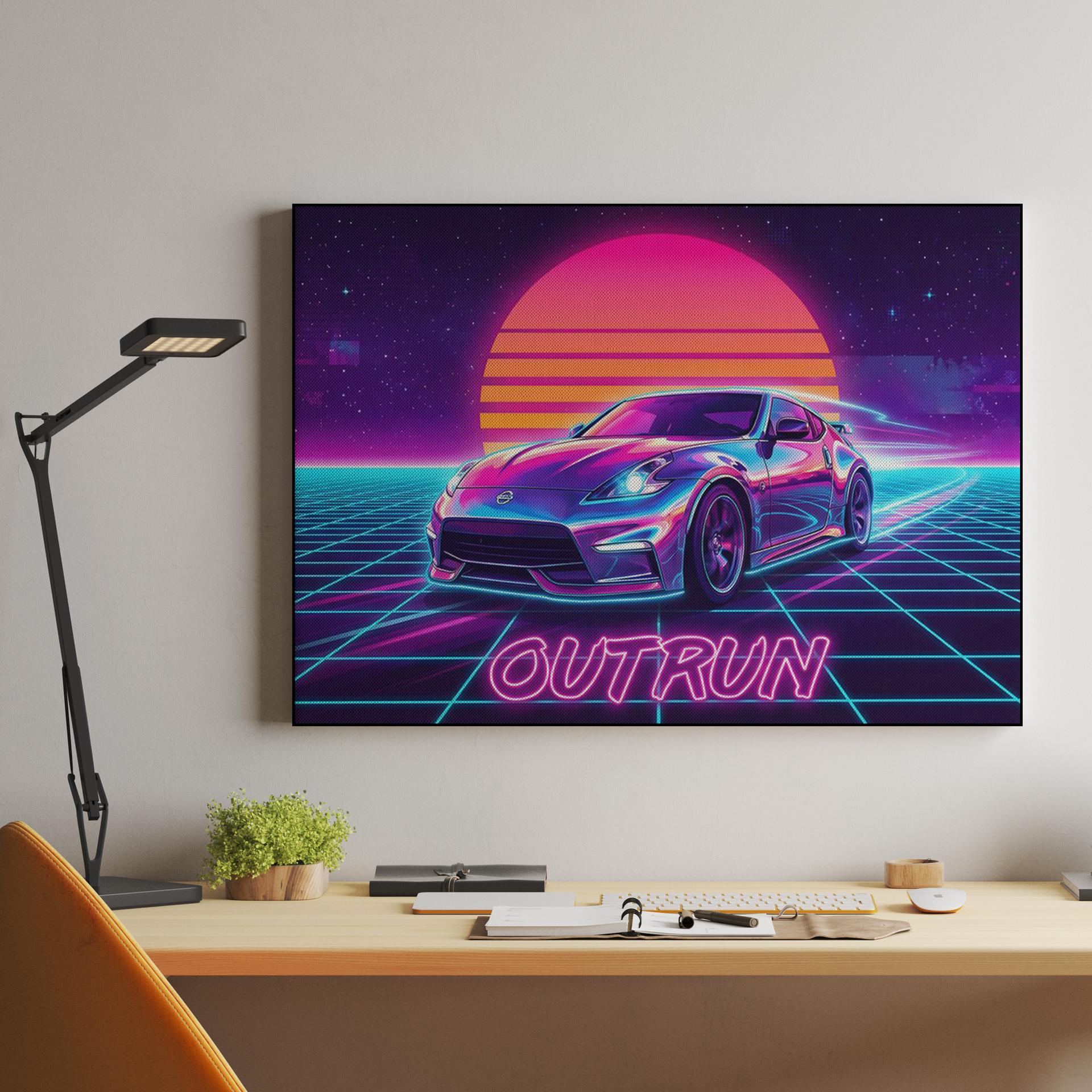Nissan 370Z Outrun Synthwave Speed