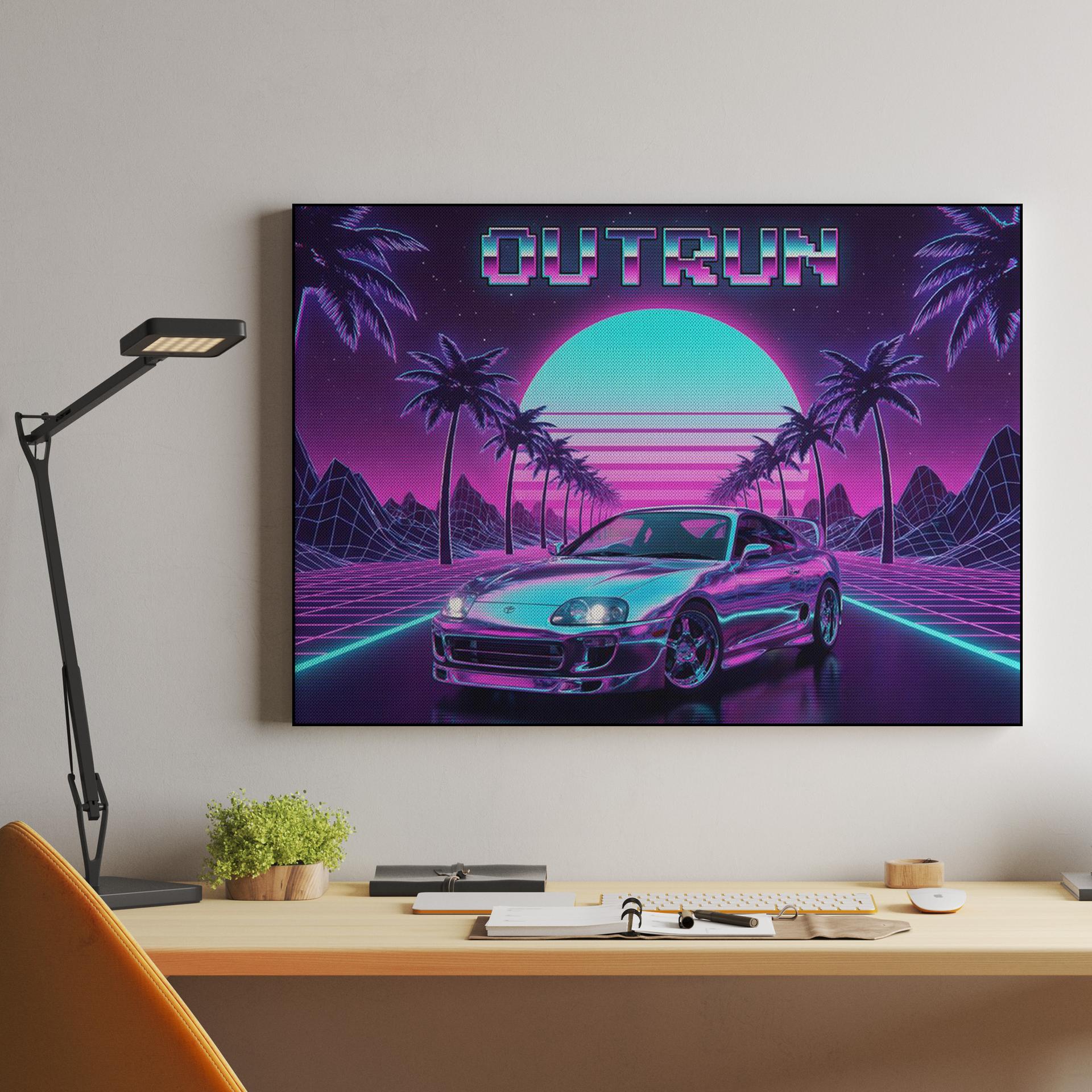 Outrun Supra Synthwave Dream