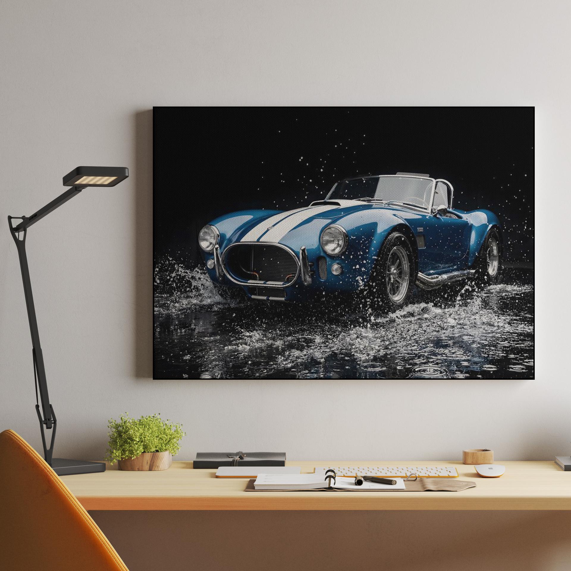 Shelby Cobra: Dynamic Water Splash