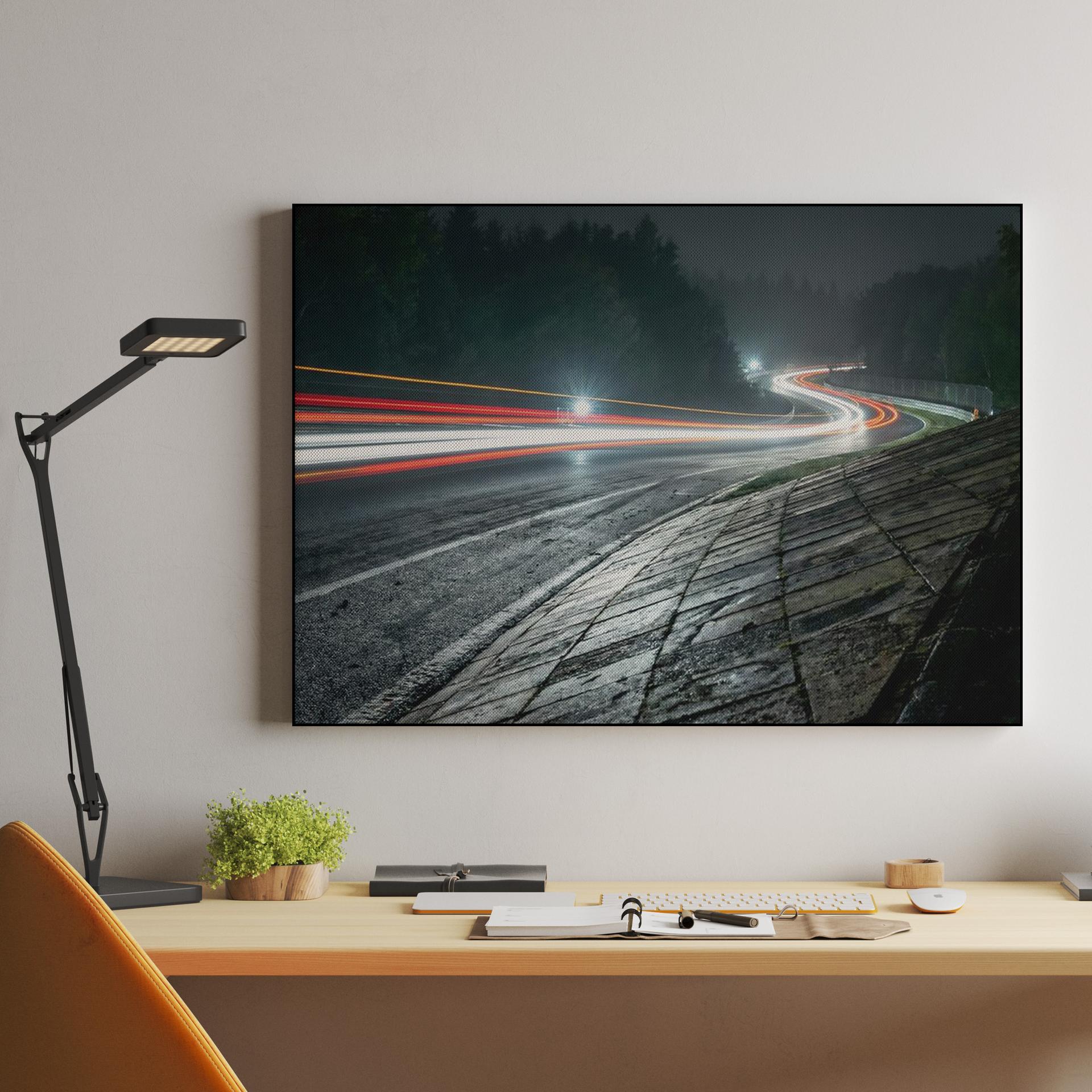 Nürburgring Night Light Trails