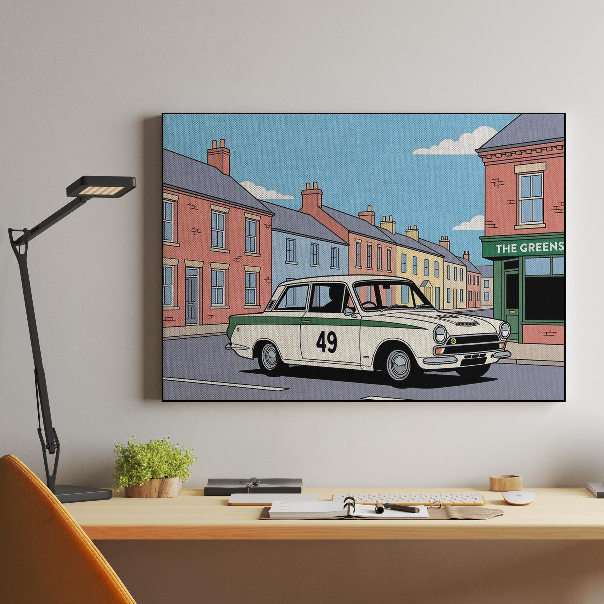 Lotus Cortina Mk1 Heritage Street Scene