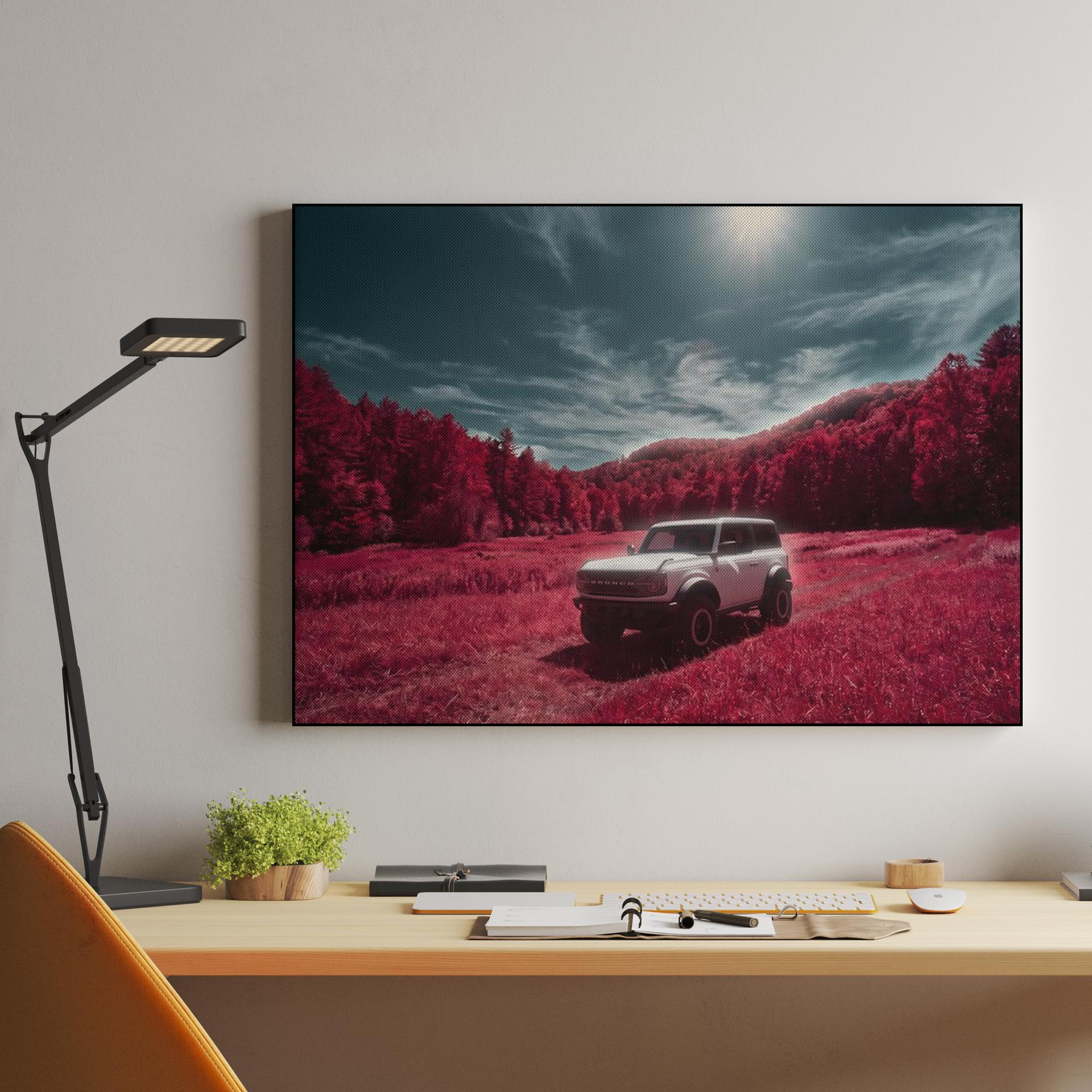 Crimson Horizon Ford Bronco Infrared