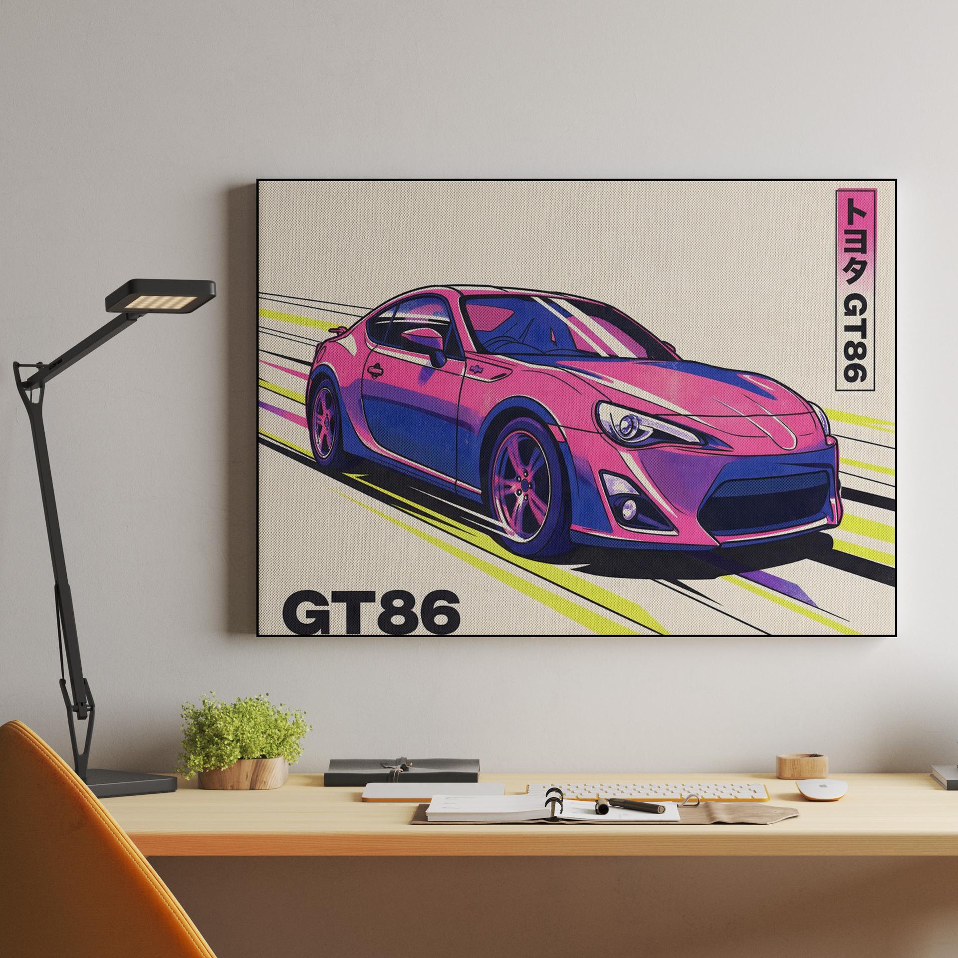 Toyota GT86 Neon Pulse Illustration