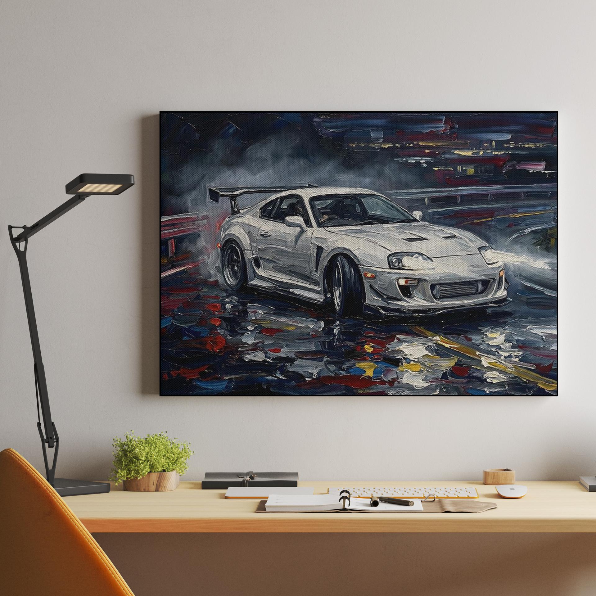 Toyota Supra Night Drift Impasto