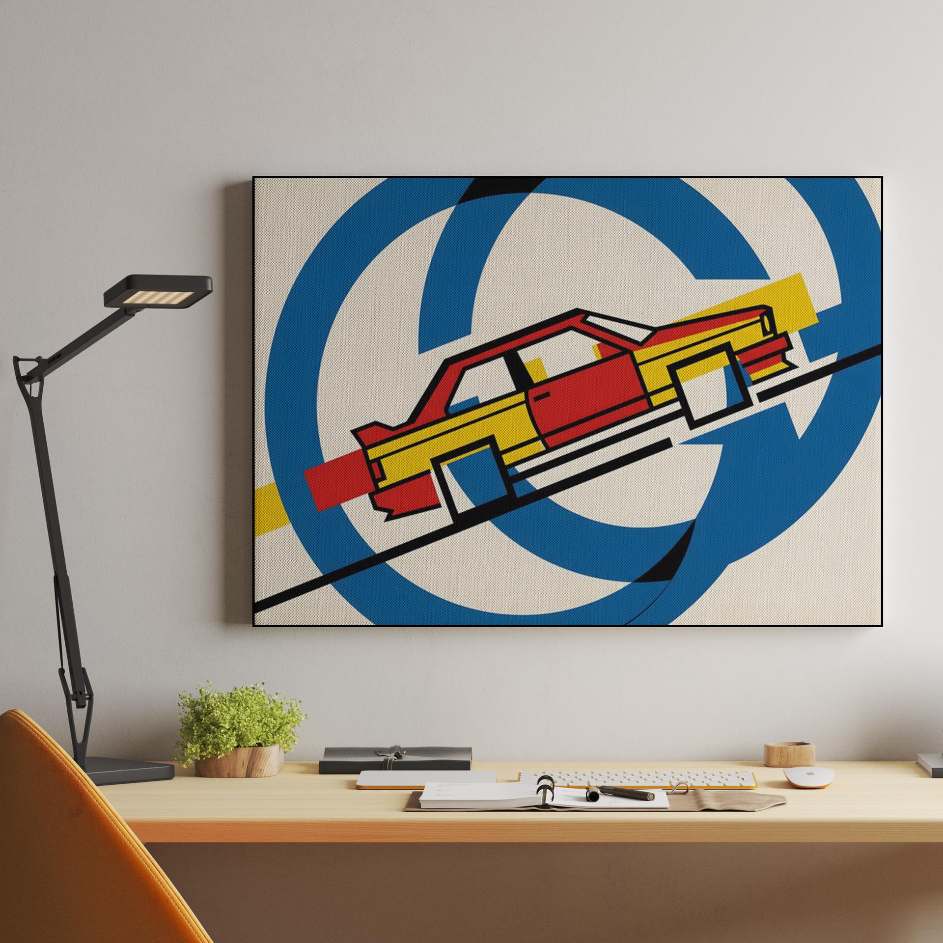 BMW E30 M3: Radical De Stijl Motion