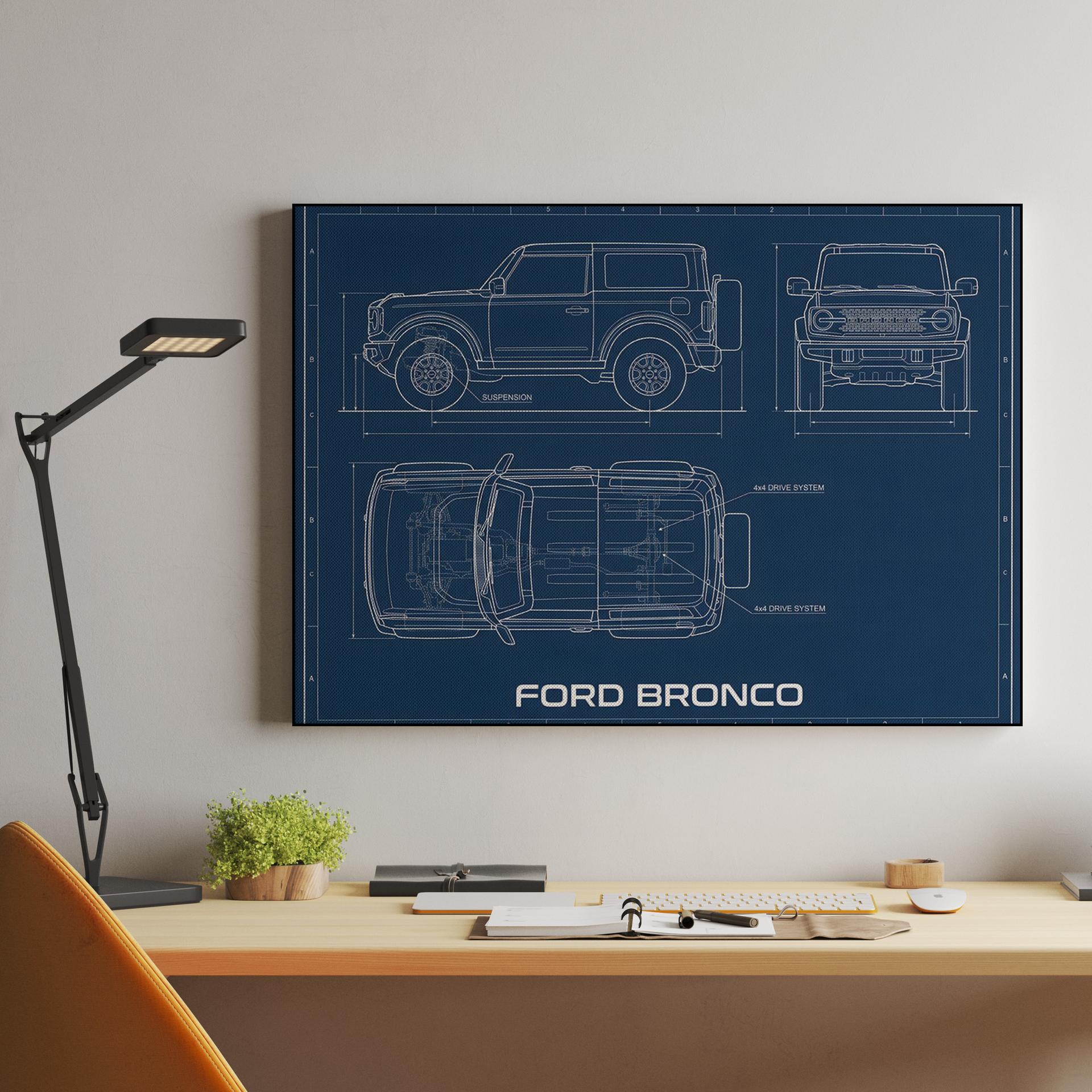 Ford Bronco Engineering Blueprint